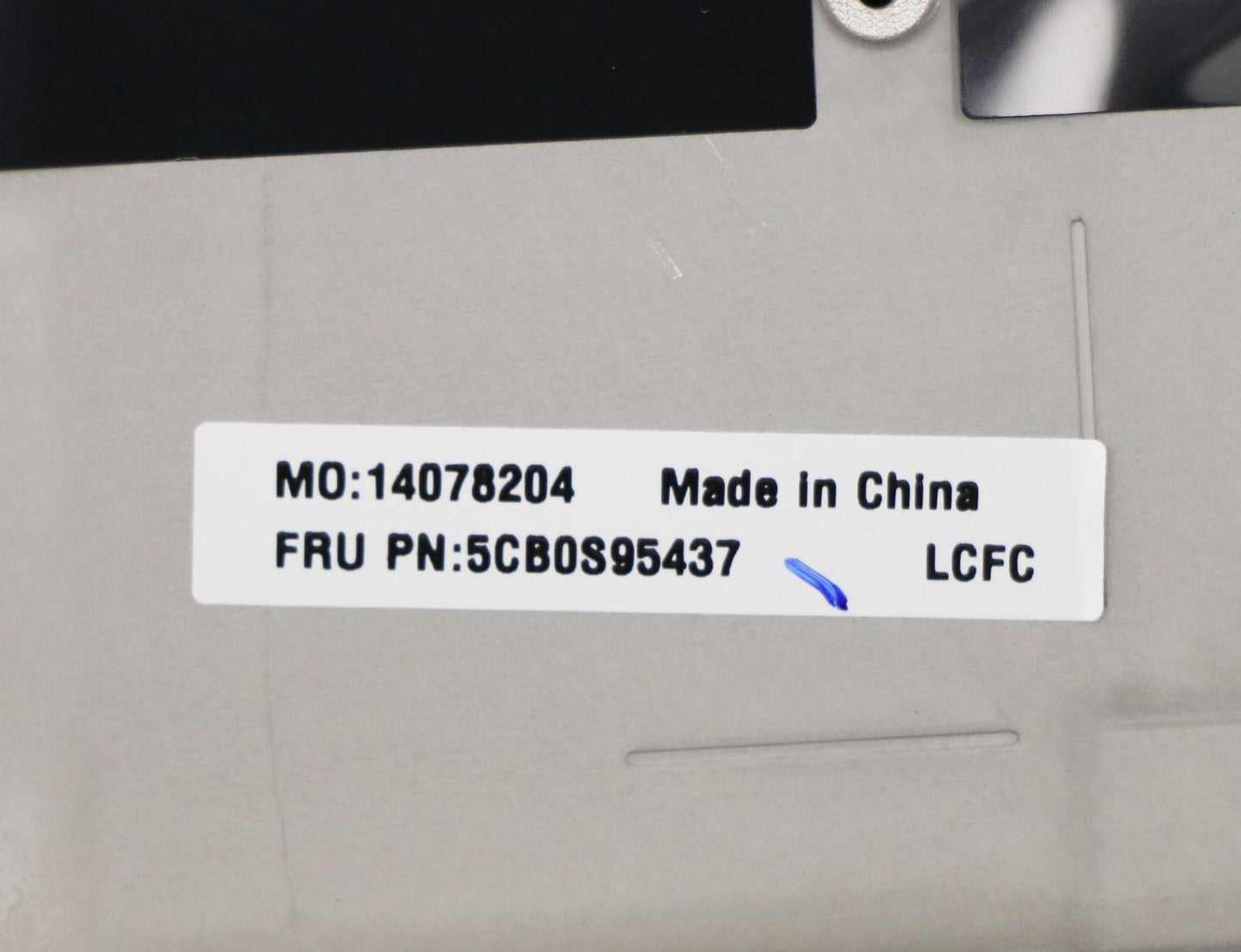 Lenovo - COVER, T15 C COVER SUB ASSY with FPR - 5CB0S95437