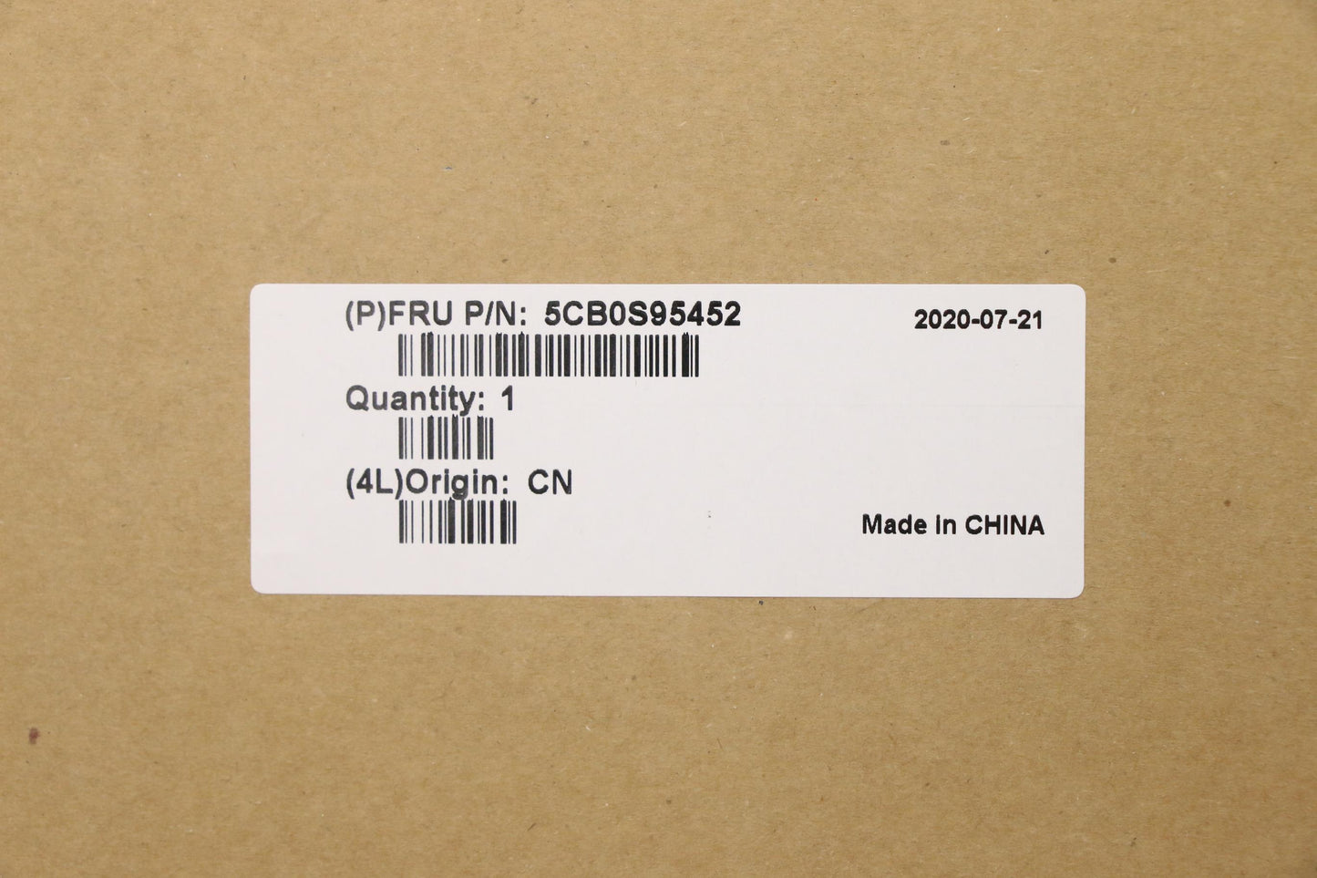 Lenovo A Cover Assembly, FHD Compatible - 5CB0S95452