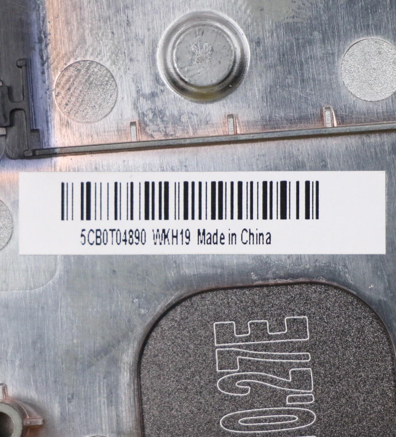 Lenovo Up Assy_Iron Grey W/Kb Ar-E - 5CB0T04890
