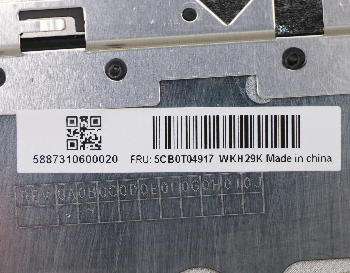 Lenovo Up Assy_Iron Grey W/Kb Ukr - 5CB0T04917