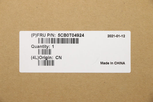 Lenovo Up Assy_Platinum W/Kb Inte - 5CB0T04924