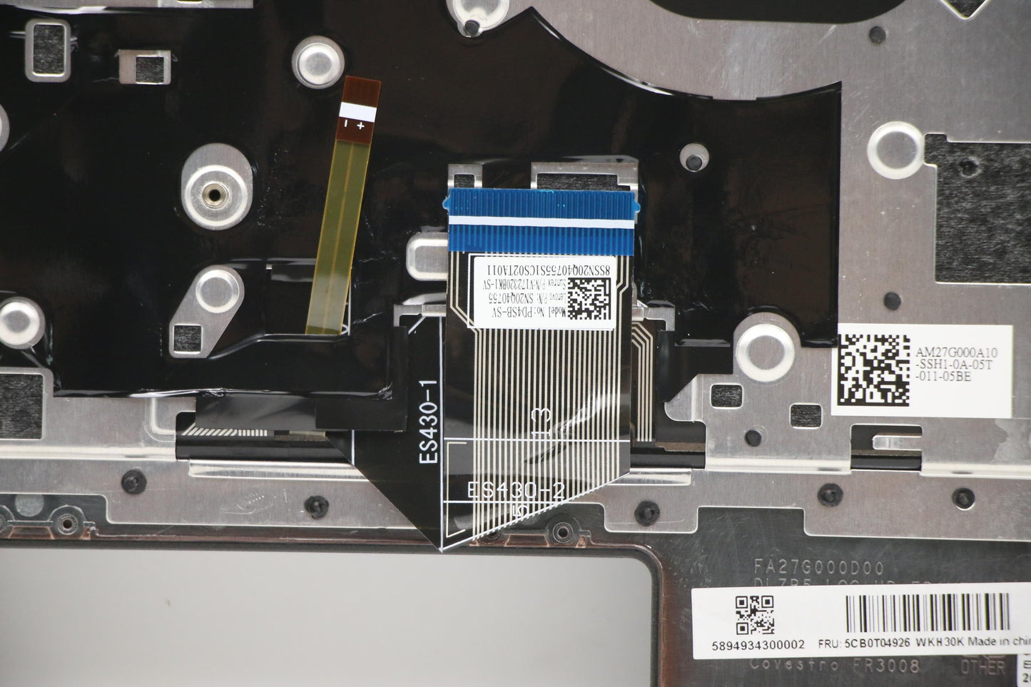 Lenovo Up Assy_Iron Grey W/Kb Slvn - 5CB0T04926