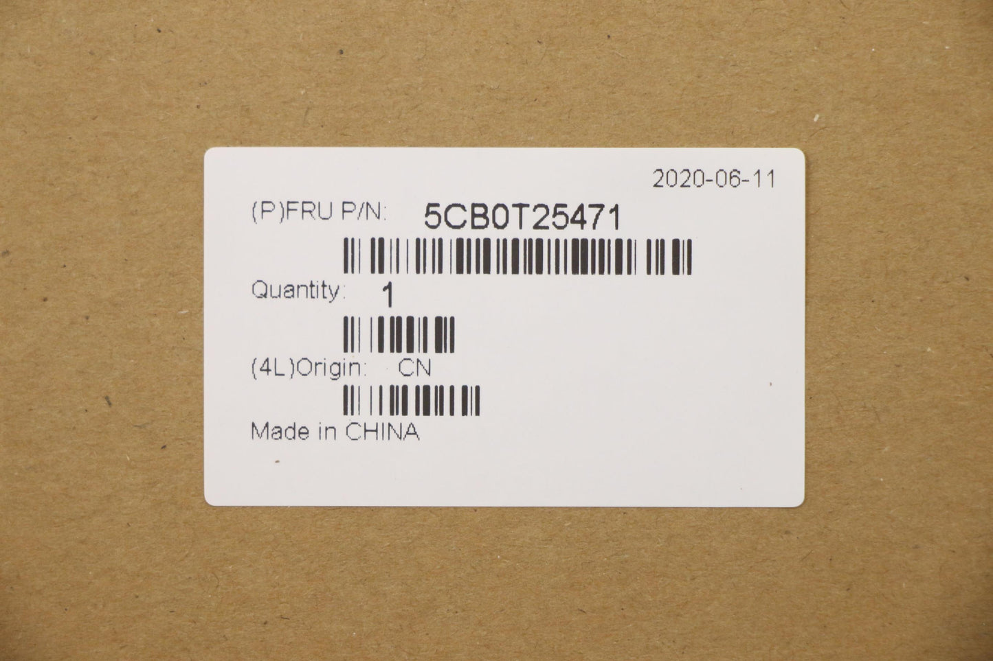 Lenovo Up Assy W/Kb Nbl Cf-En - 5CB0T25471