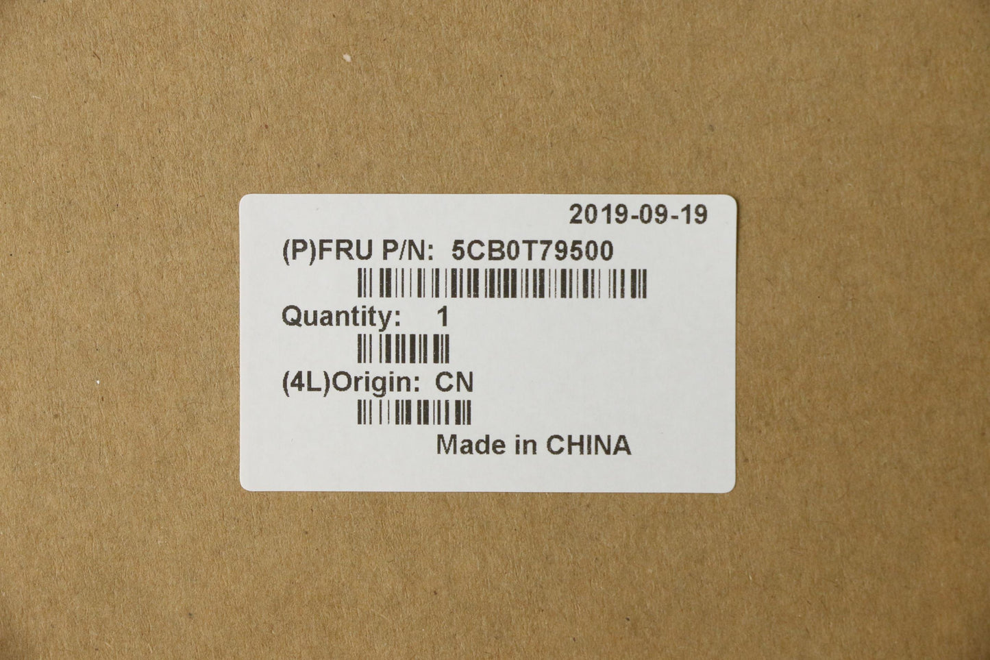 Lenovo Upper Case Assembly, USA English - 5CB0T79500