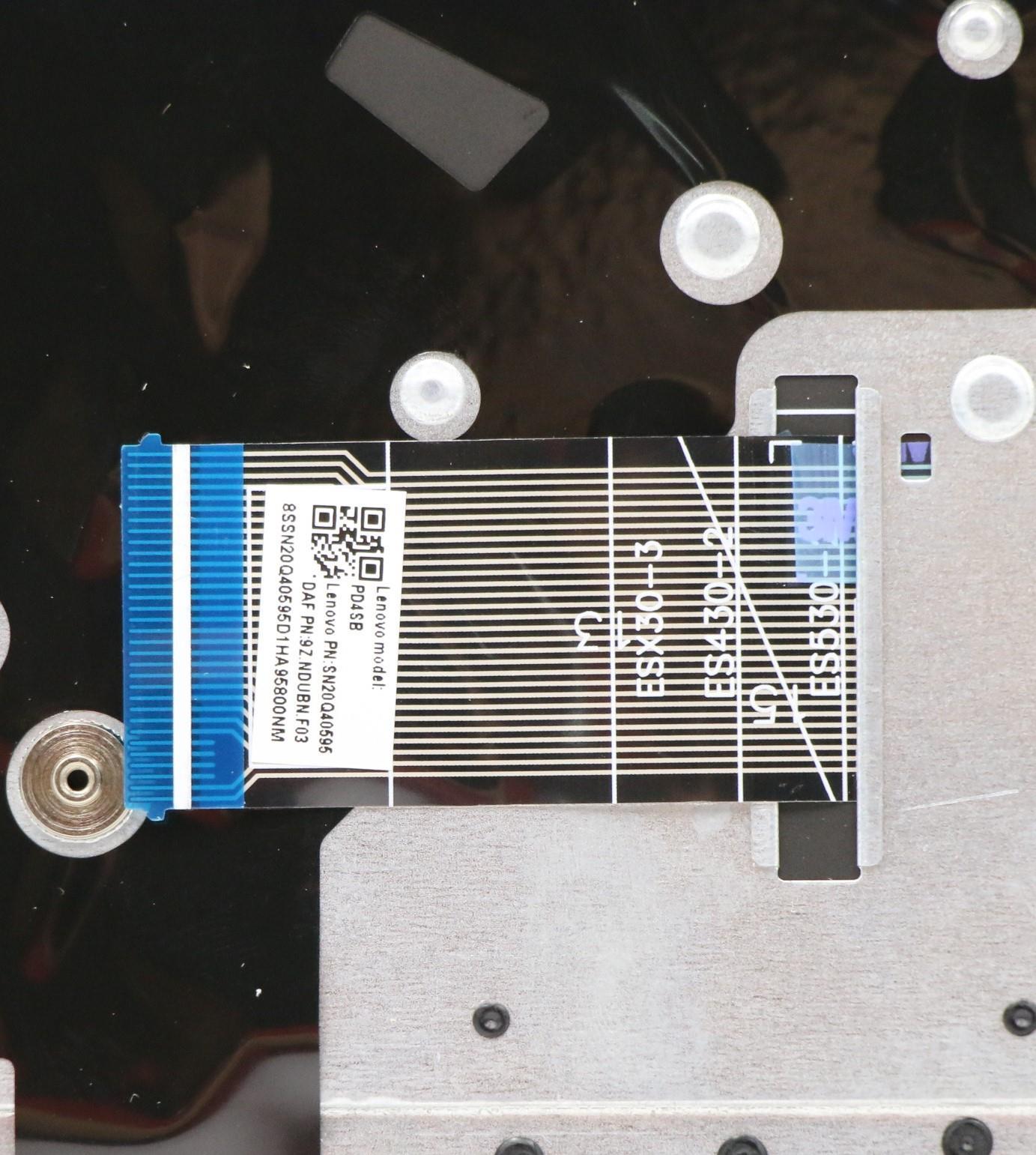 Lenovo Up Assy Al_Blk Fp W/Blkb Thai - 5CB0U41992