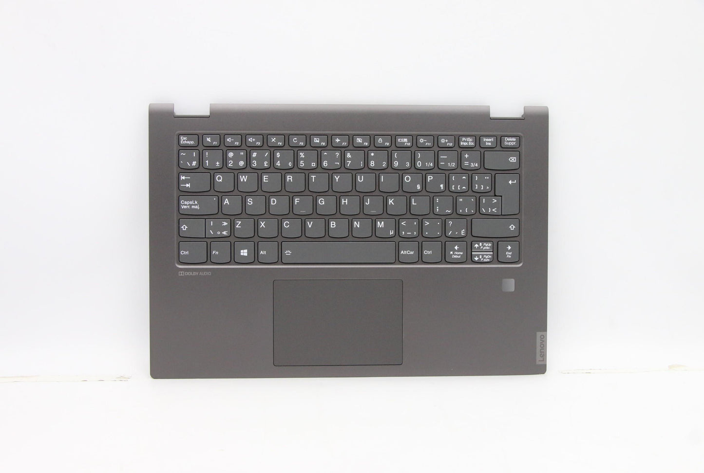 Lenovo Up Assy Al_Blk Fp W/Blkb Cf-En - 5CB0U42000