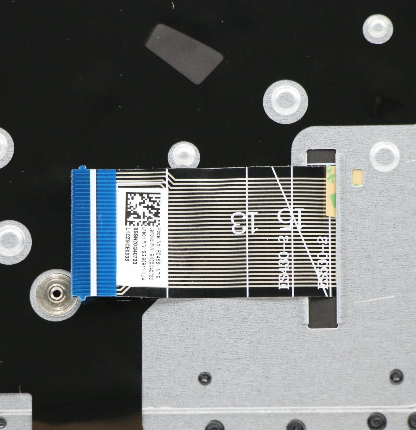 Lenovo Up Assy Al_Gry Fp W/Blkb Inte - 5CB0U42112