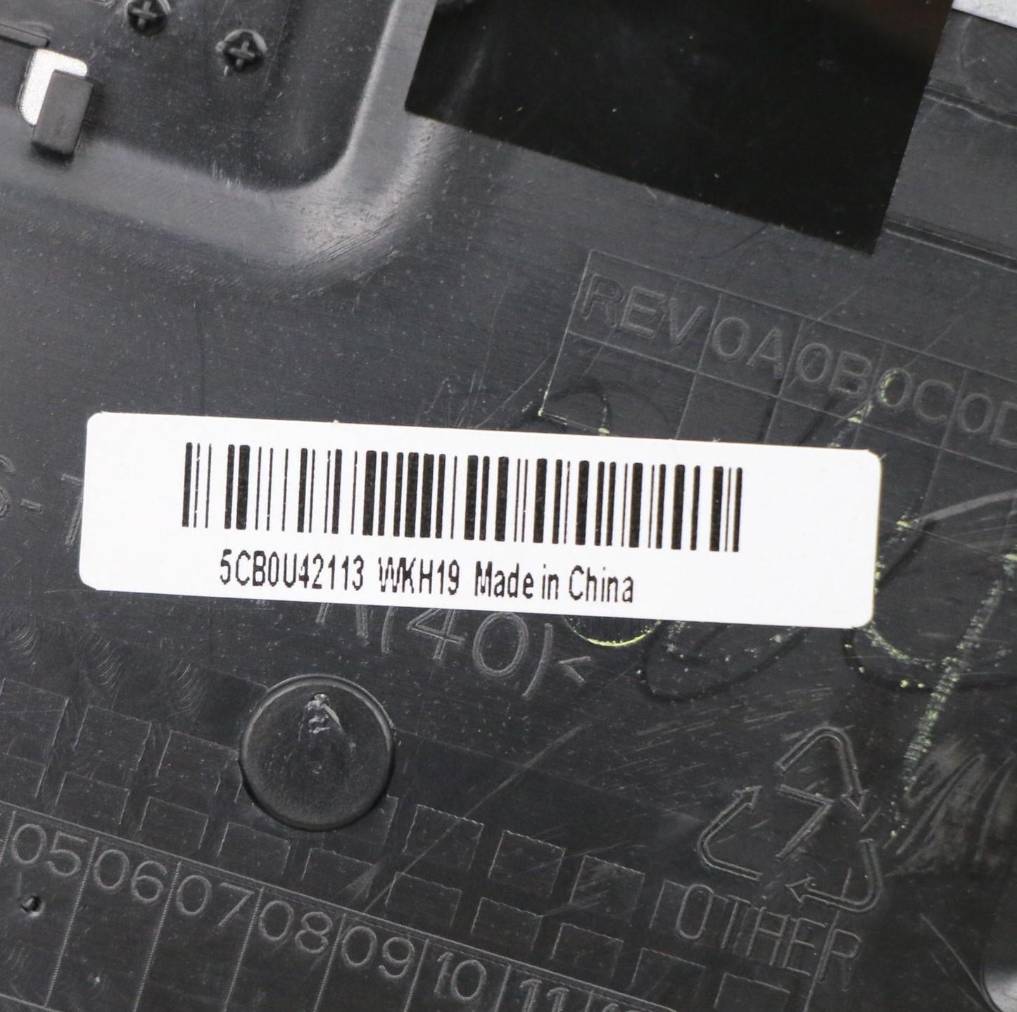 Lenovo Up Assy Al_Gry Fp W/Blkb Kor - 5CB0U42113