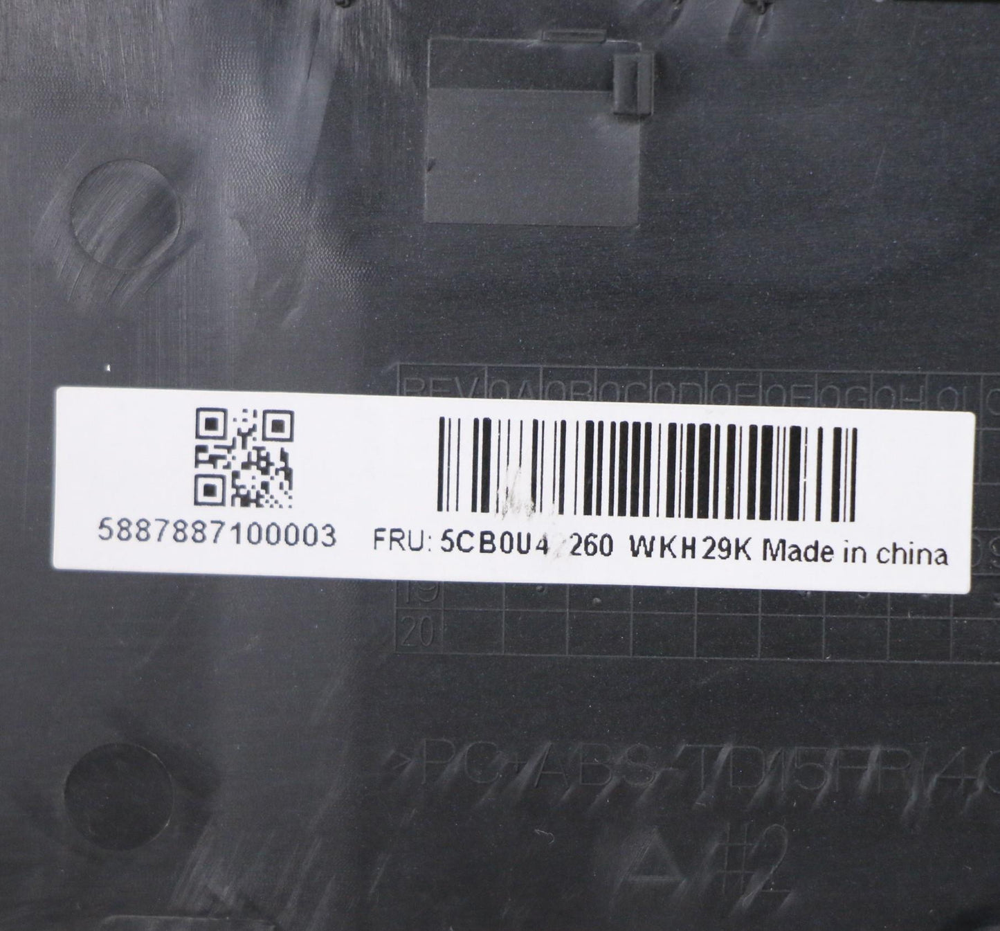 Lenovo Up Assy Pl_Blu Fp W/Blkb Slvn - 5CB0U42260