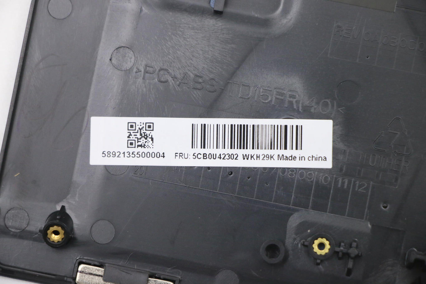 Lenovo Up Assy Al_Blu Fp W/Blkb Inte - 5CB0U42302
