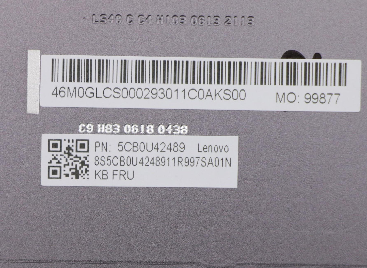 Lenovo Assembly Ucase_Ar-E W/Kb/Ant B - 5CB0U42489