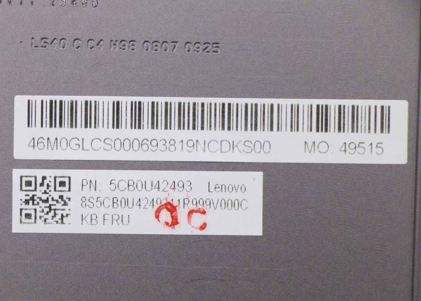 Lenovo Assembly Ucase_Cz-Sk W/Kb/Ant - 5CB0U42493