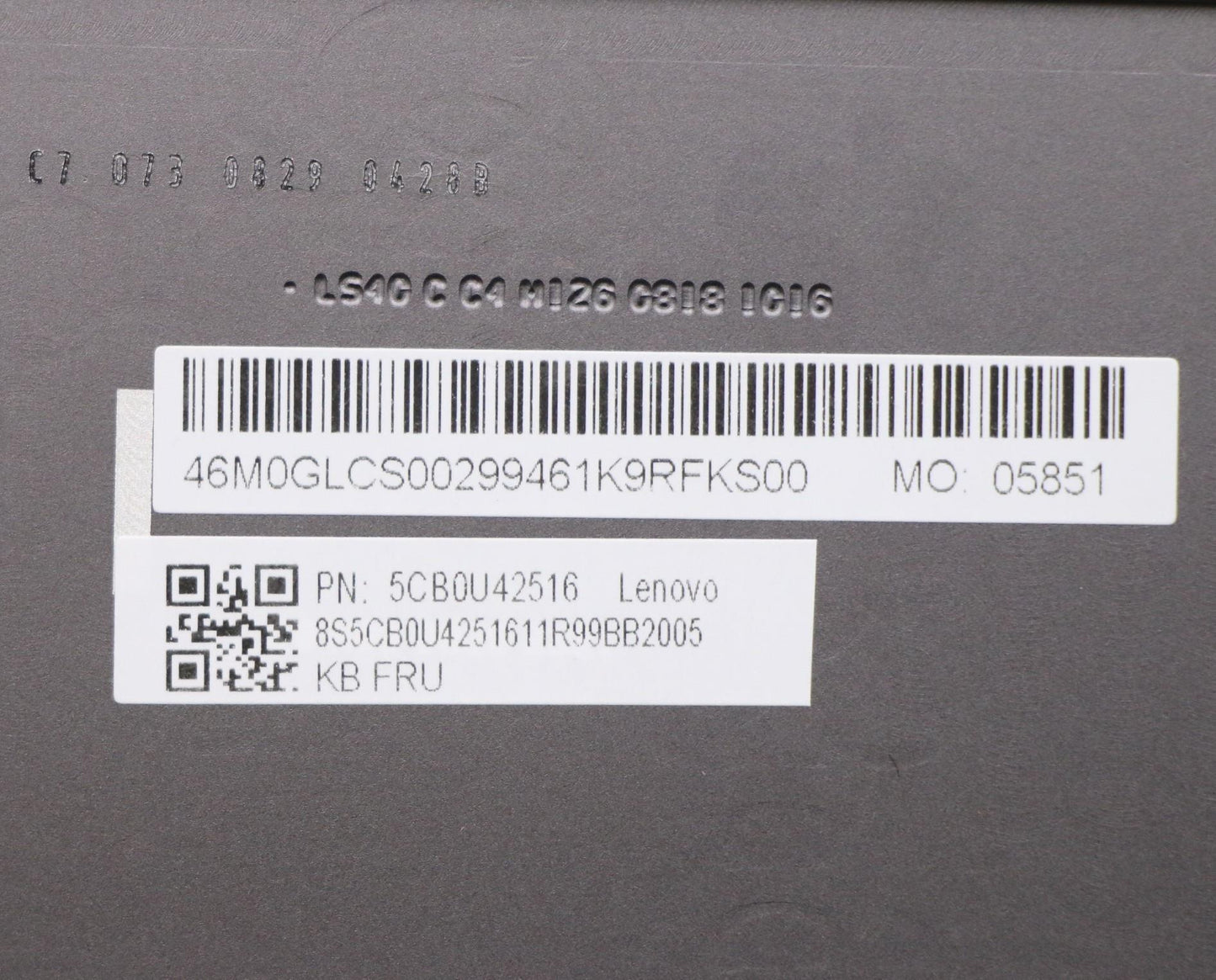 Lenovo Assembly Ucase_Ti W/Kb/Ant Bl - 5CB0U42516