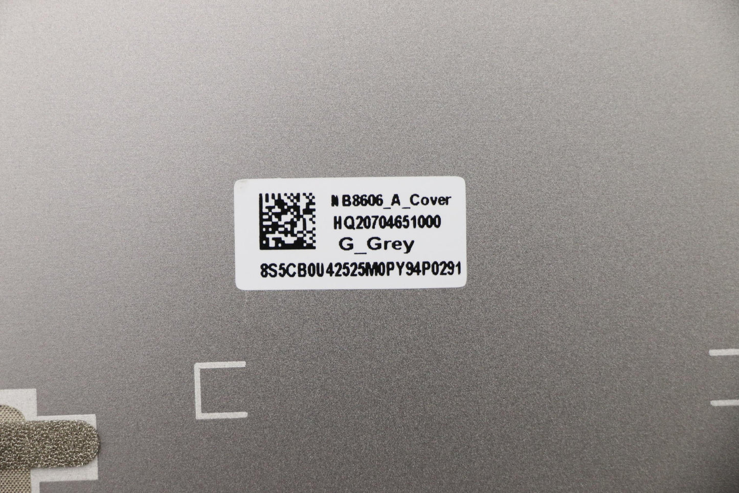 Lenovo Grey A-Cover for H 81NE with GL300 - 5CB0U42525