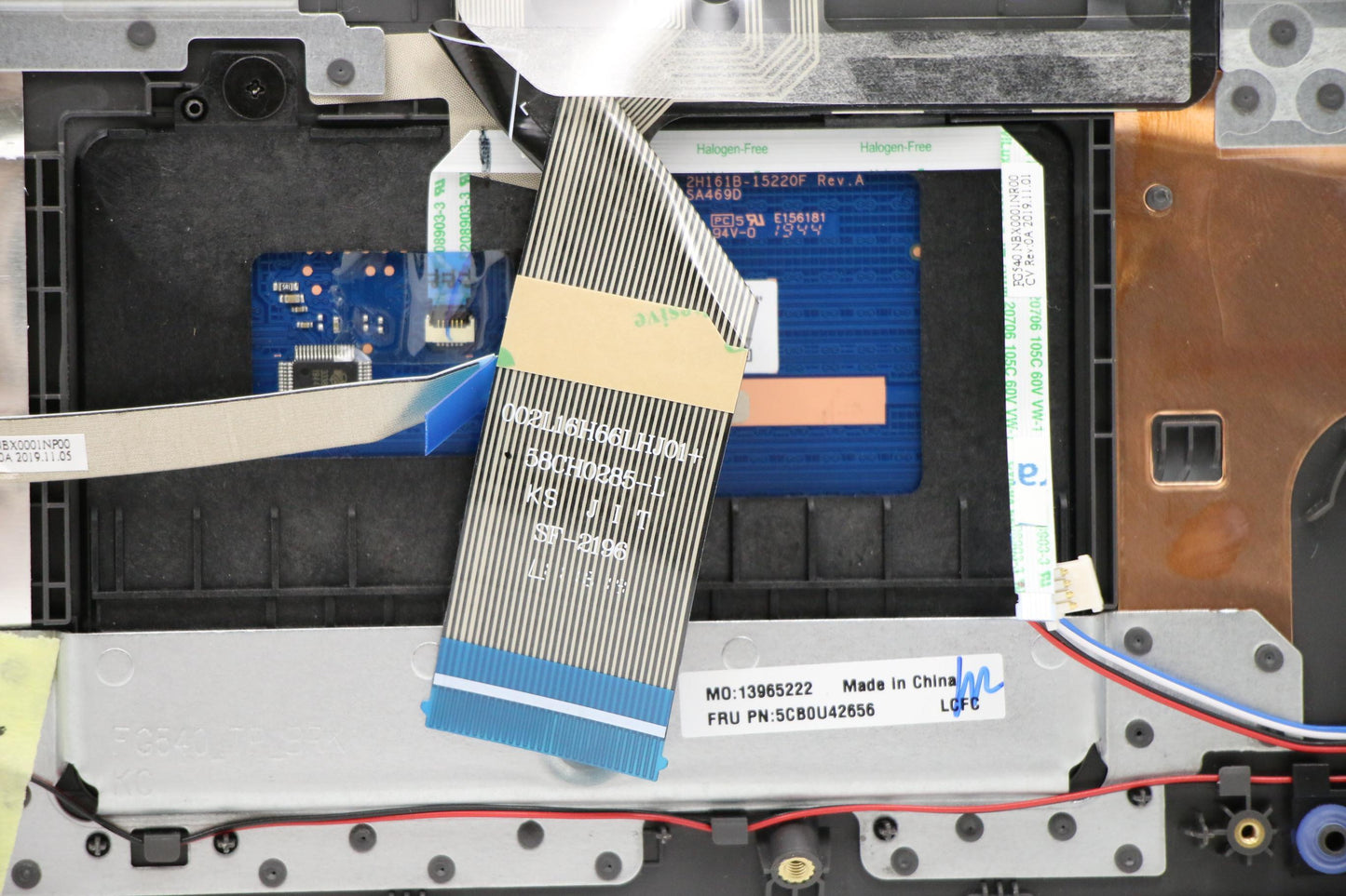 Lenovo Fv540 Log Up Assy Iron_Grey,Cz - 5CB0U42656