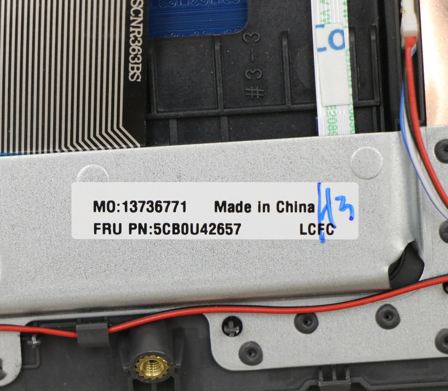 Lenovo Fv540 Log Up Assy Sub_Assy_Iro - 5CB0U42657