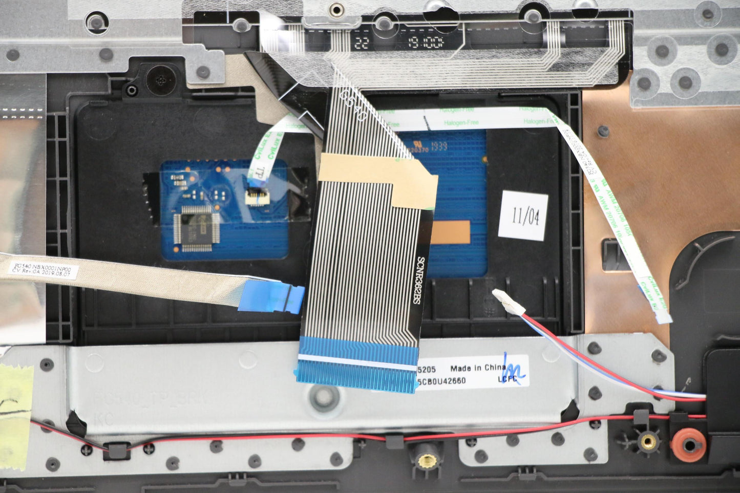 Lenovo Fv540 Log Up Assy Iron_Grey,Ar - 5CB0U42660