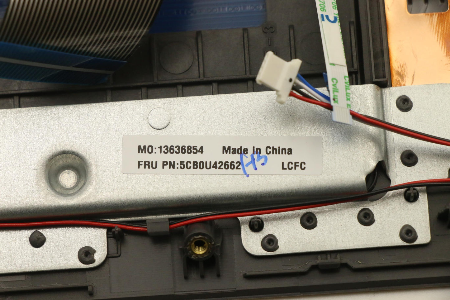 Lenovo Fv540 Log Up Assy Sub_Assy_Iro - 5CB0U42662