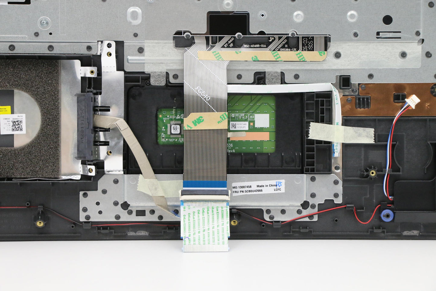 Lenovo Log Up Assy W/Kb Nfp Iron_Gray - 5CB0U42666
