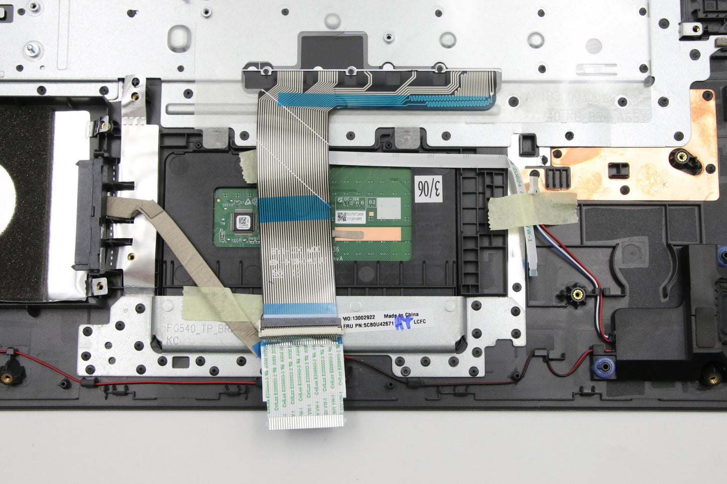 Lenovo Log Up Assy W/Kb Nfp Iron_Gray - 5CB0U42671