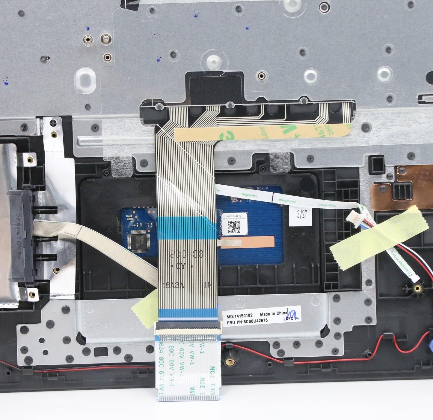 Lenovo Log Up Assy W/Kb Nfp Iron_Gray - 5CB0U42676