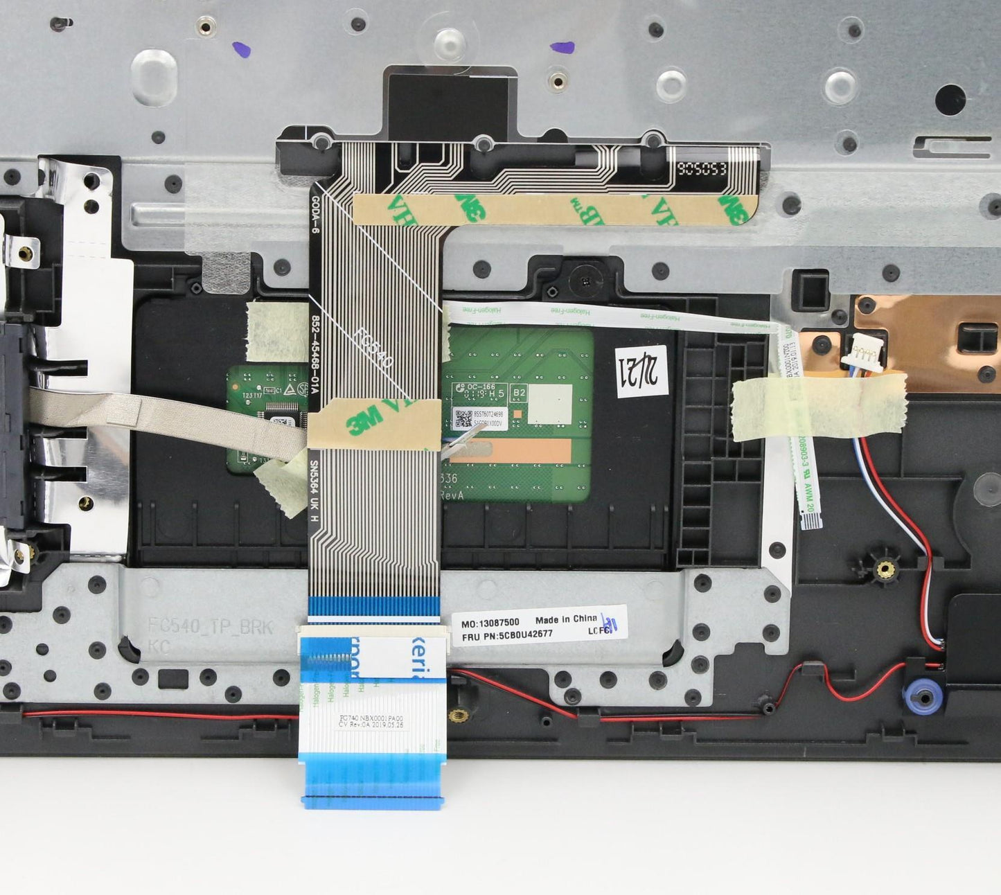 Lenovo Log Up Assy W/Kb Nfp Iron_Gray - 5CB0U42677