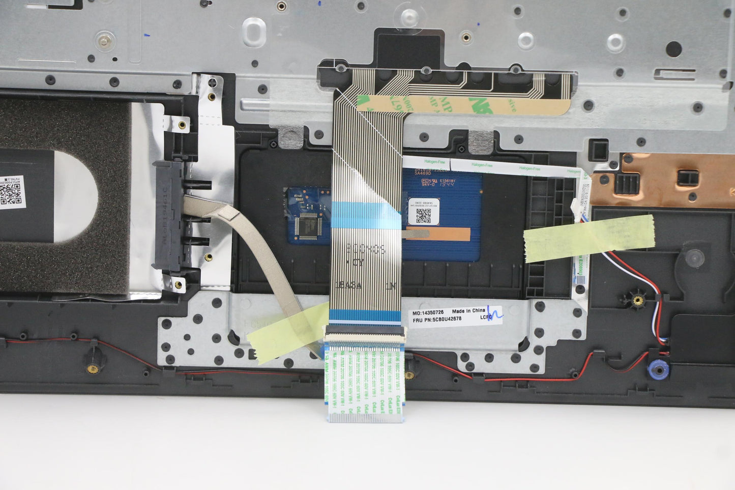 Lenovo Log Up Assy W/Kb Nfp Iron_Gray - 5CB0U42678