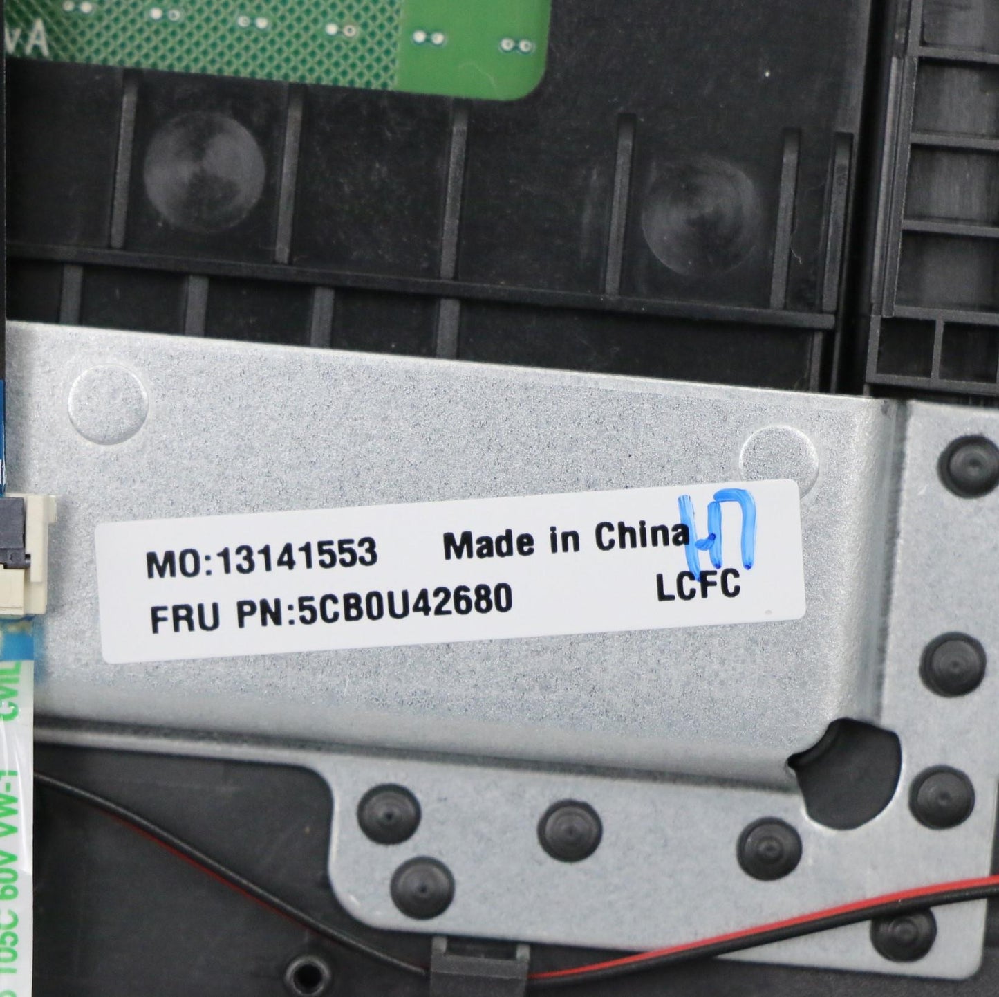 Lenovo Log Up Assy W/Kb Nfp Iron_Gray - 5CB0U42680