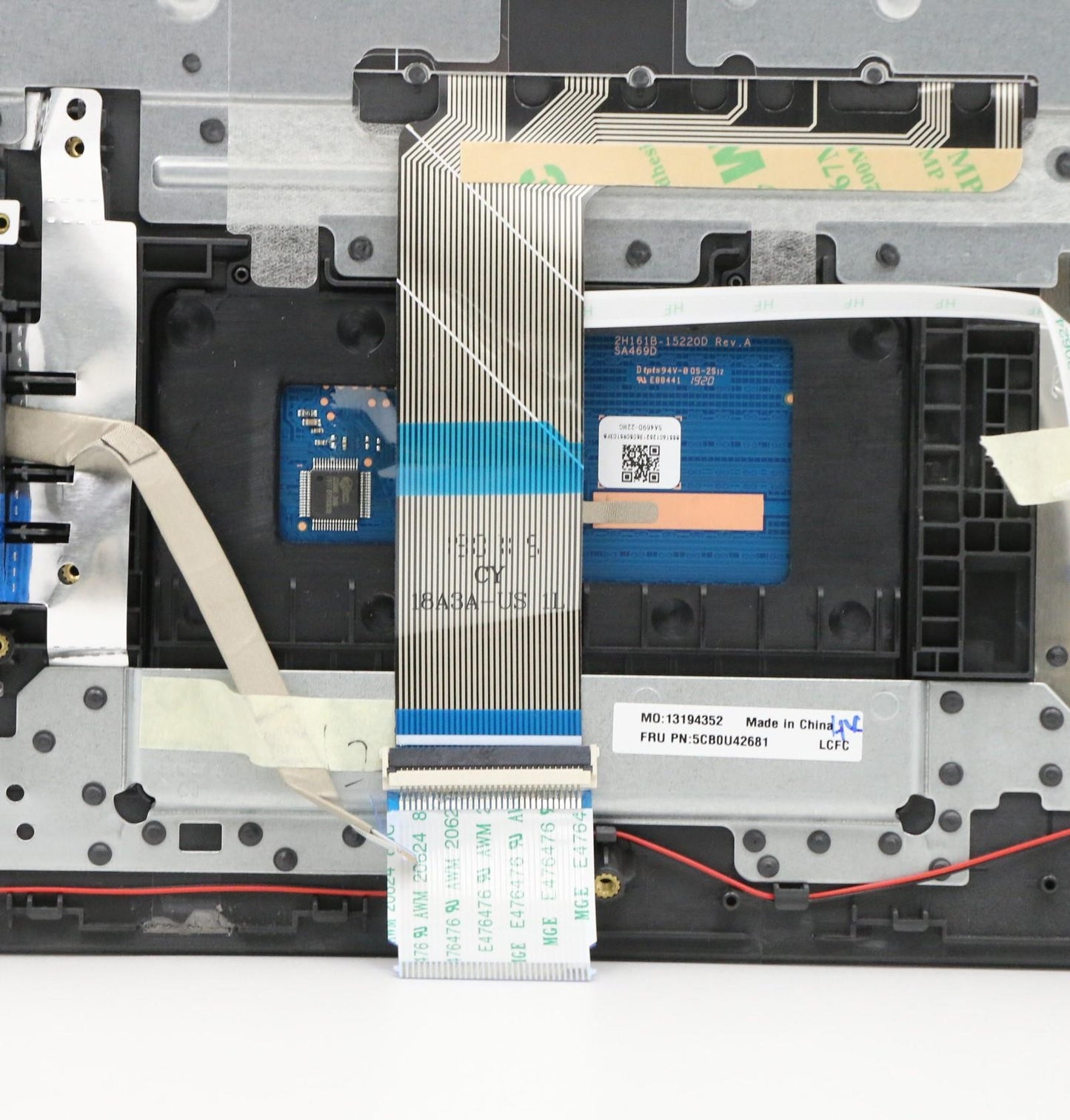 Lenovo Log Up Assy W/Kb Nfp Iron_Gray - 5CB0U42681