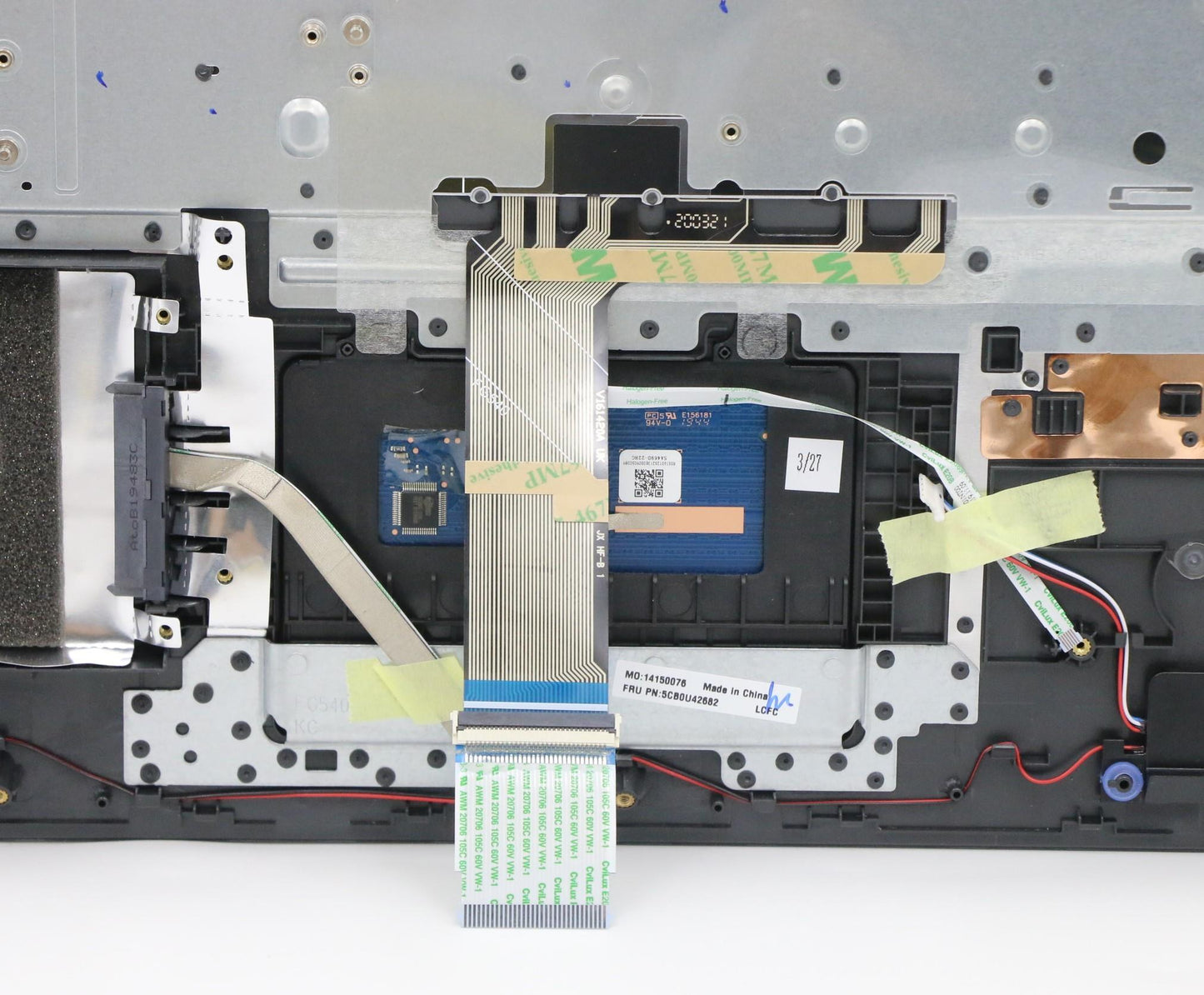 Lenovo Log Up Assy W/Kb Nfp Iron_Gray - 5CB0U42682