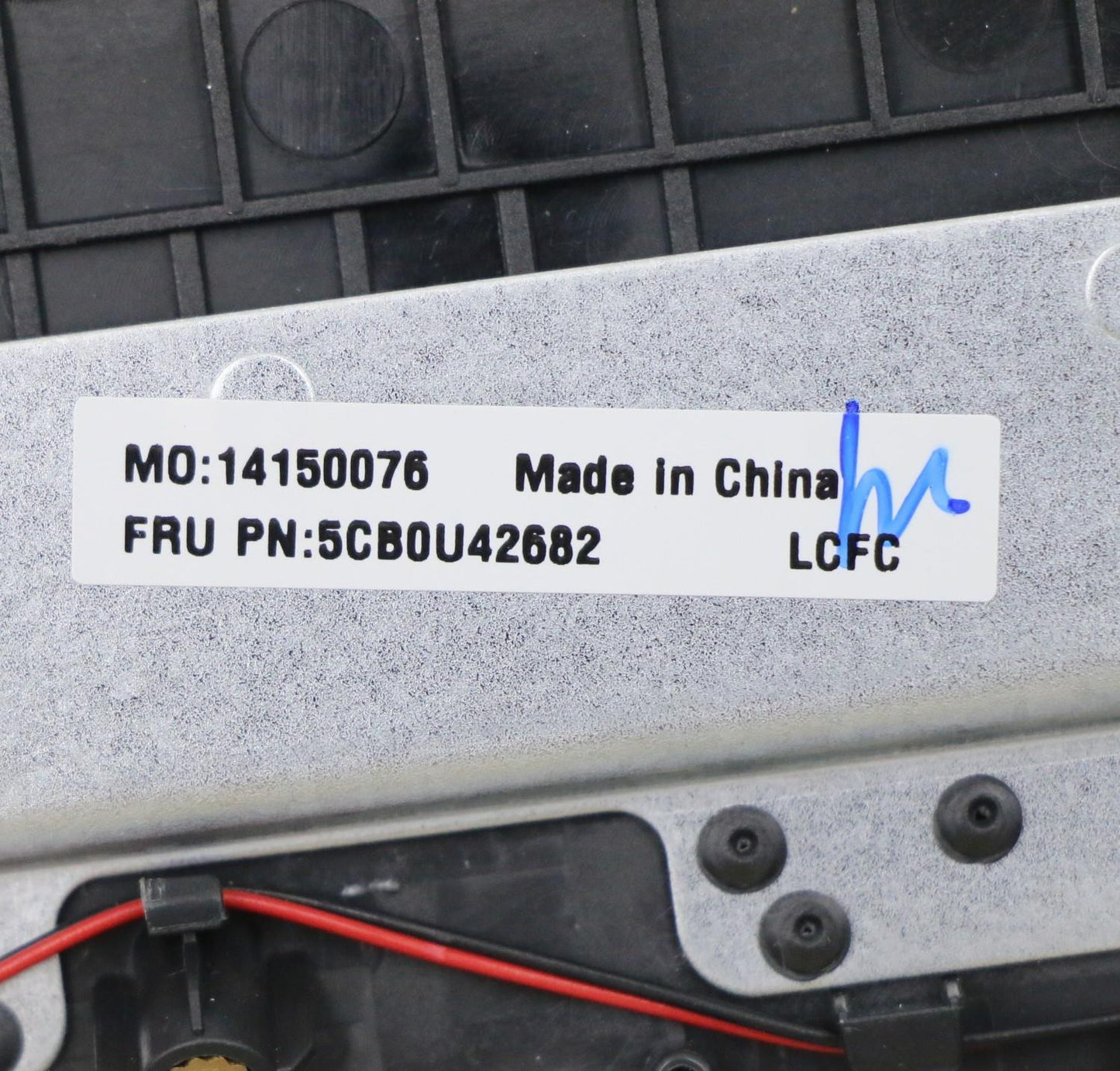 Lenovo Log Up Assy W/Kb Nfp Iron_Gray - 5CB0U42682
