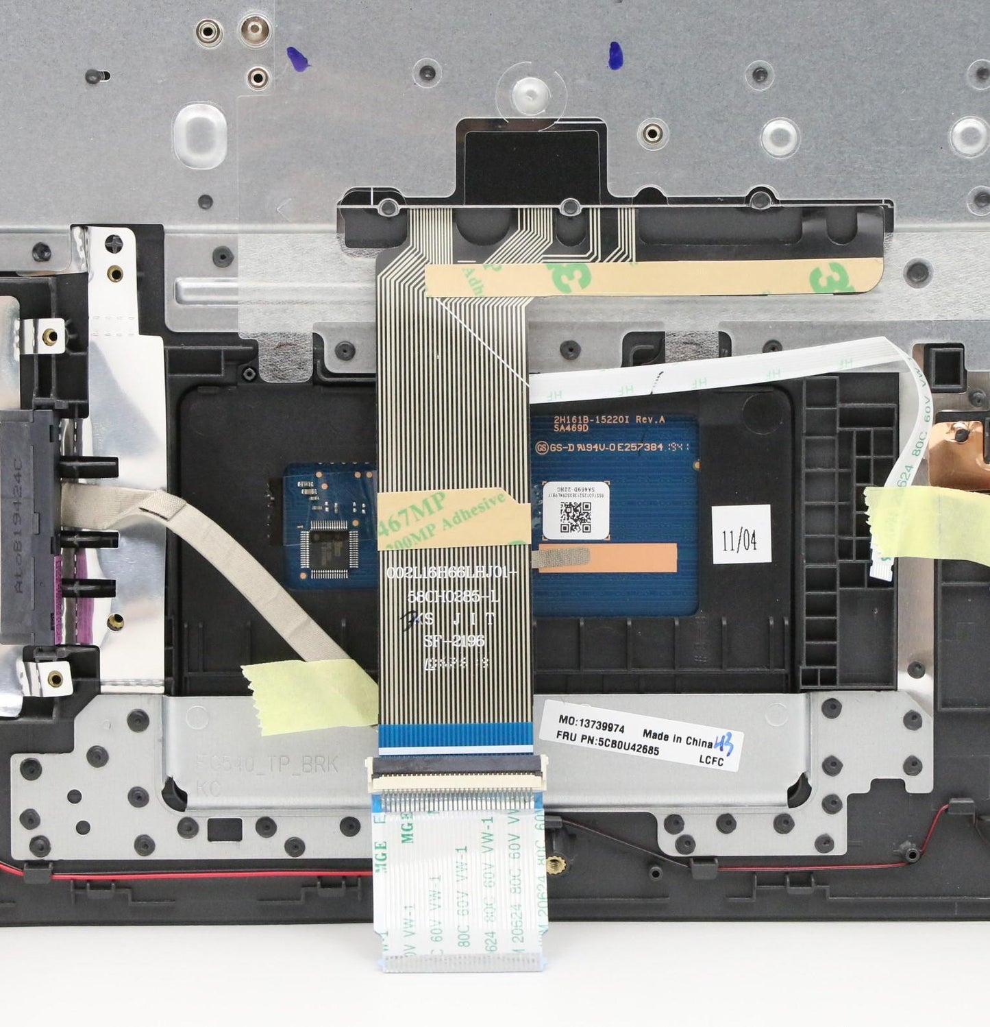 Lenovo Log Up Assy W/Kb Nfp Iron_Gray - 5CB0U42685