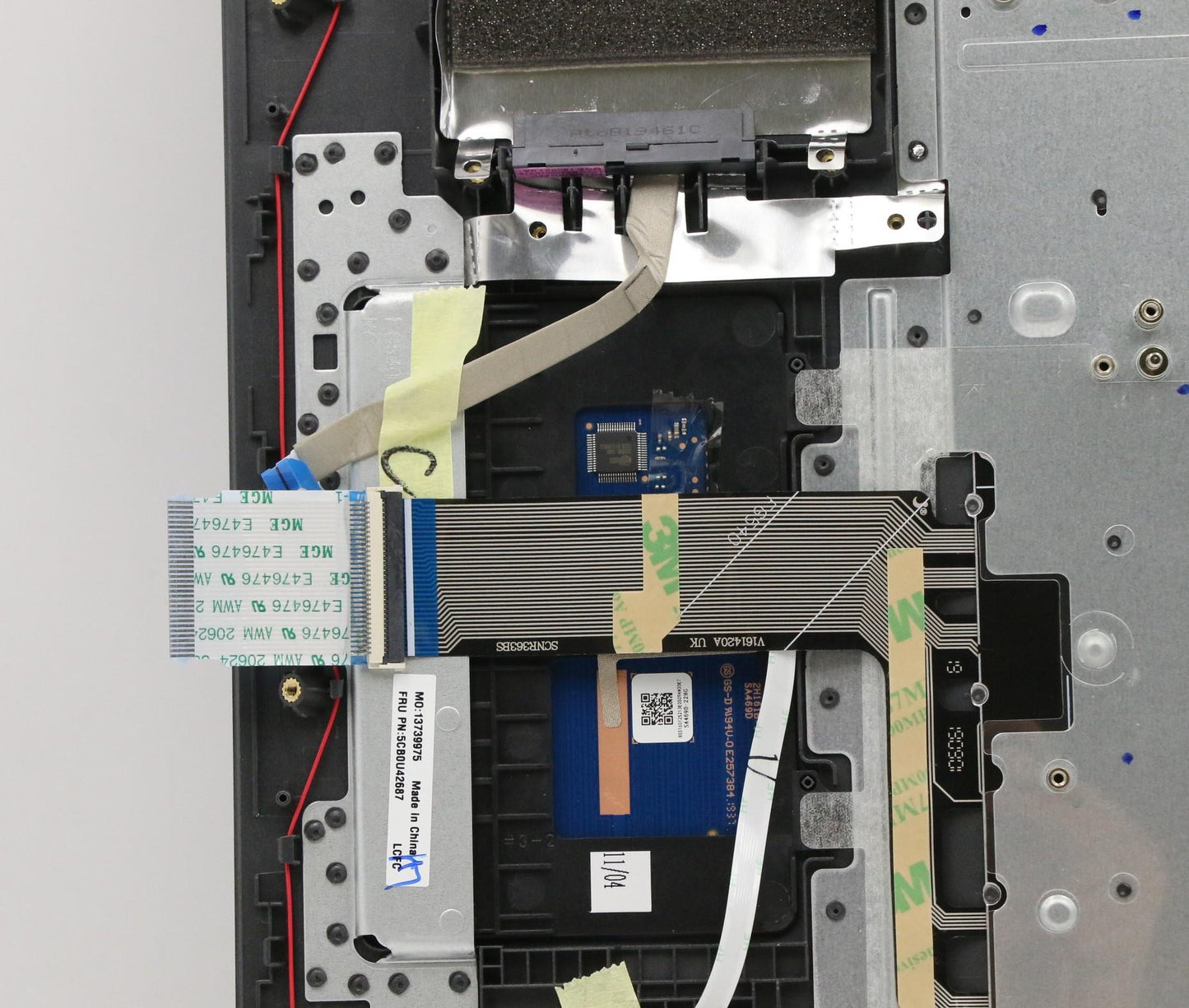 Lenovo Log Up Assy W/Kb Nfp Iron_Gray - 5CB0U42687