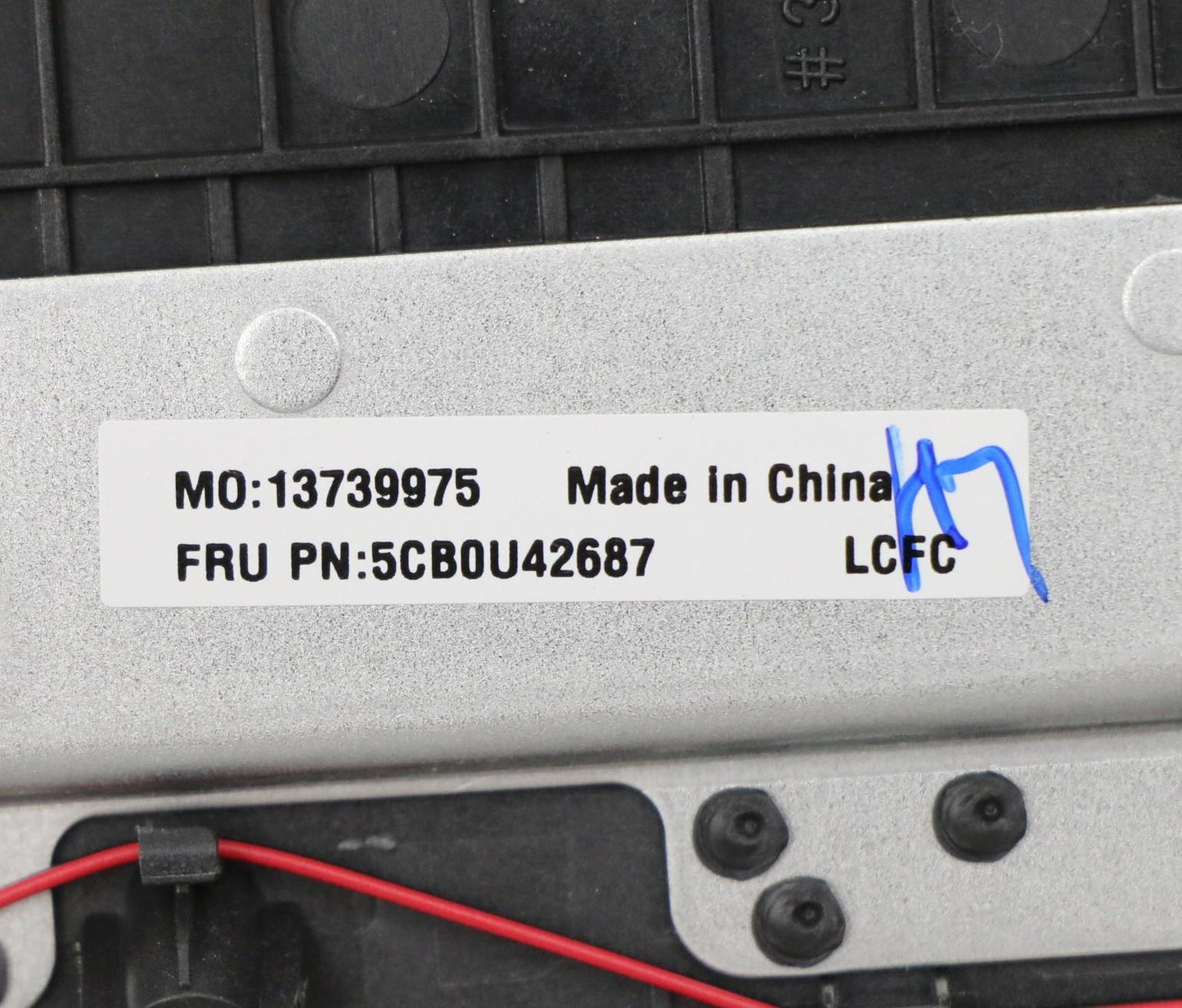 Lenovo Log Up Assy W/Kb Nfp Iron_Gray - 5CB0U42687