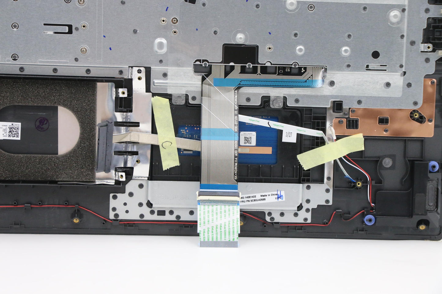Lenovo Log Up Assy W/Kb Nfp Iron_Gray - 5CB0U42688