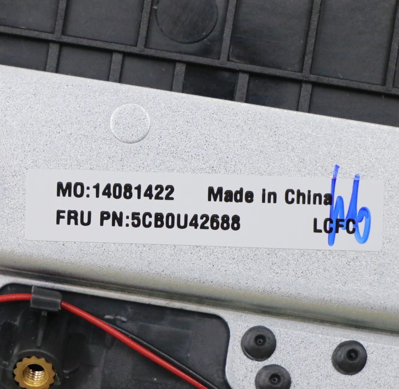 Lenovo Log Up Assy W/Kb Nfp Iron_Gray - 5CB0U42688