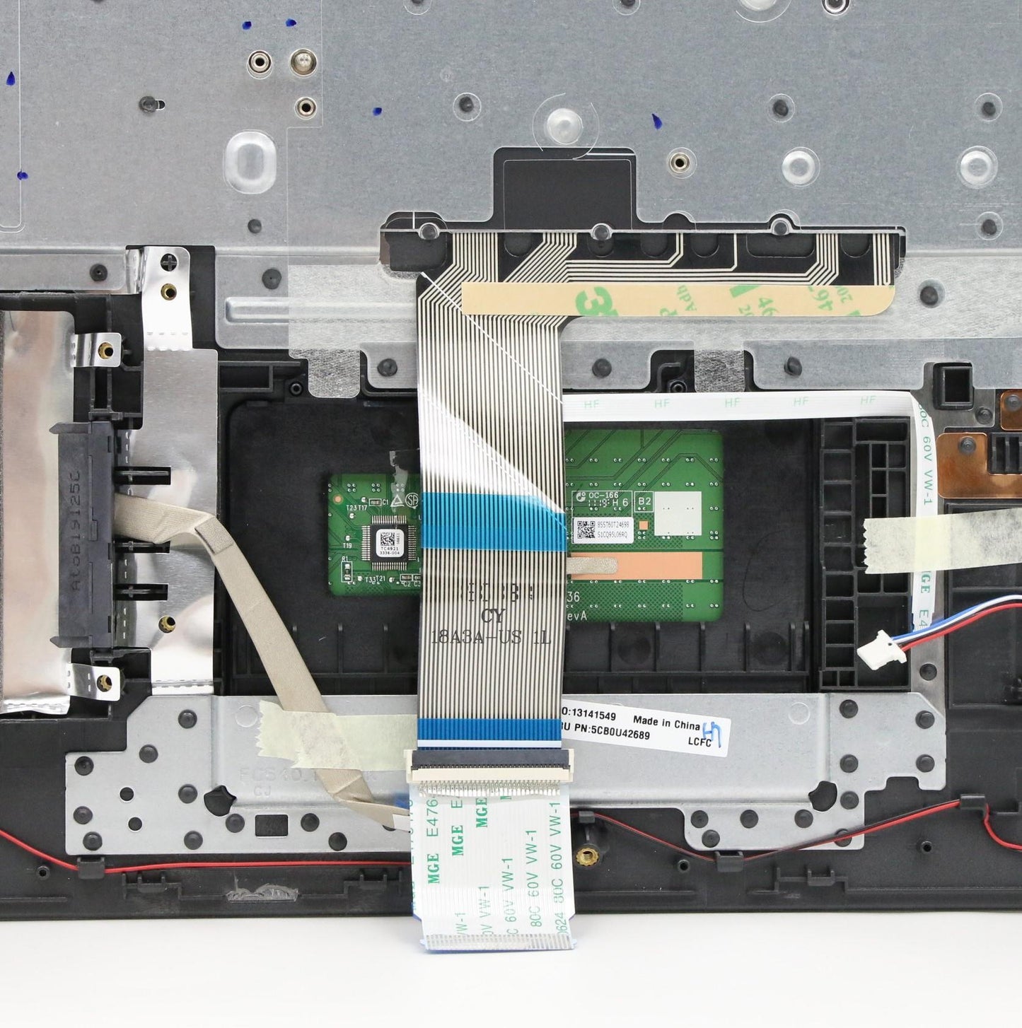 Lenovo Log Up Assy W/Kb Nfp Iron_Gray - 5CB0U42689
