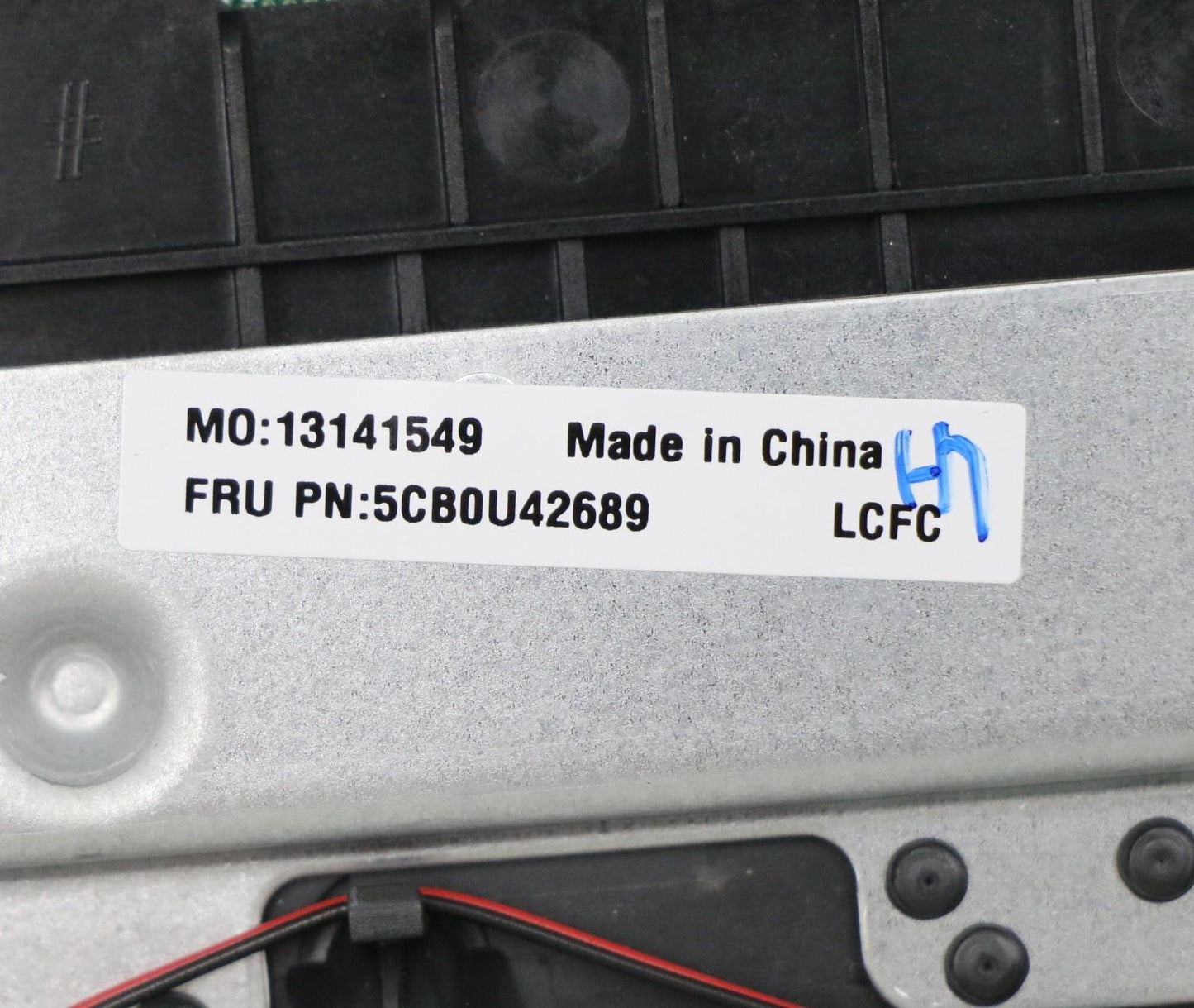 Lenovo Log Up Assy W/Kb Nfp Iron_Gray - 5CB0U42689
