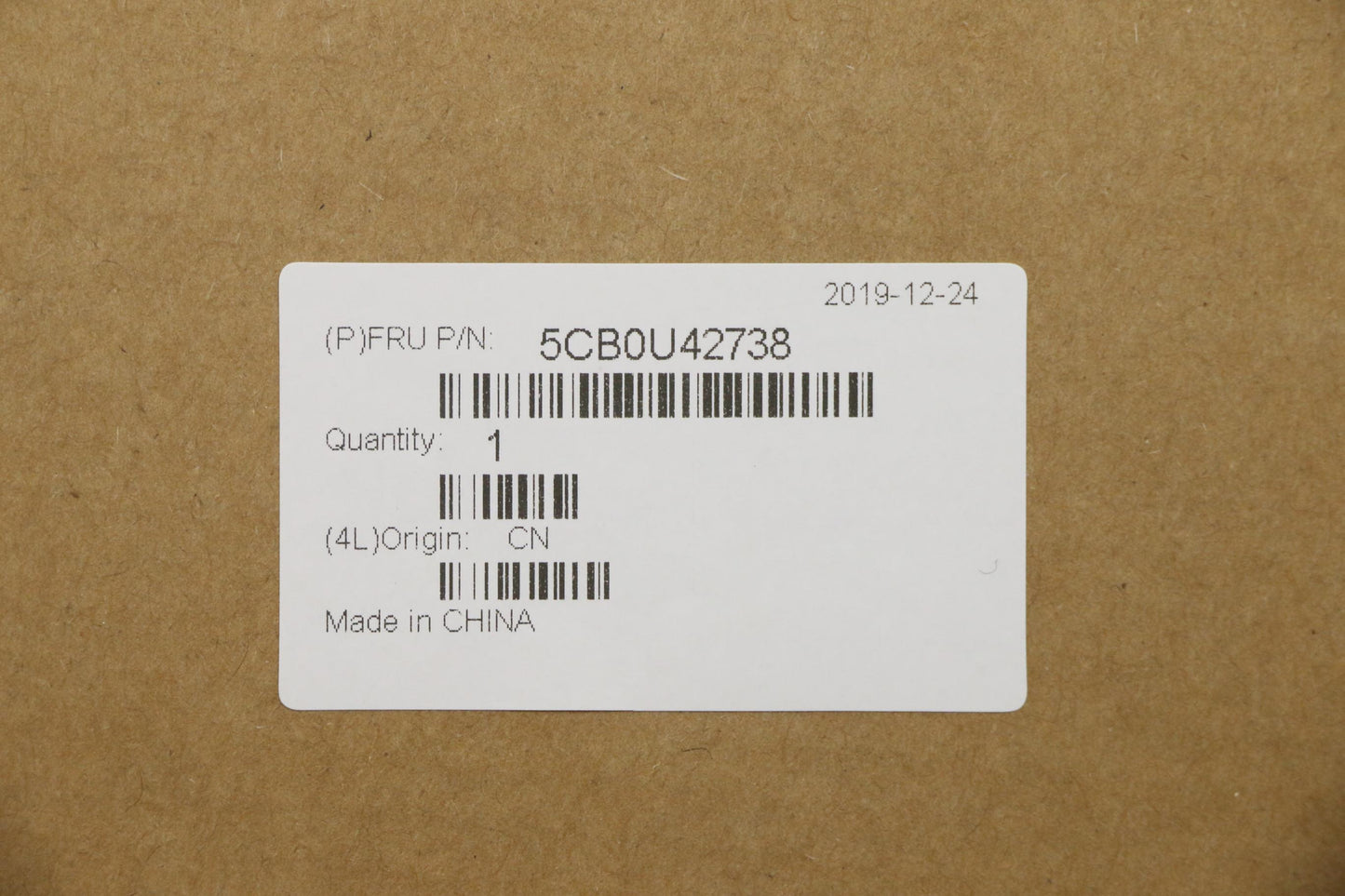 Lenovo LCD Cover, Black - 5CB0U42738