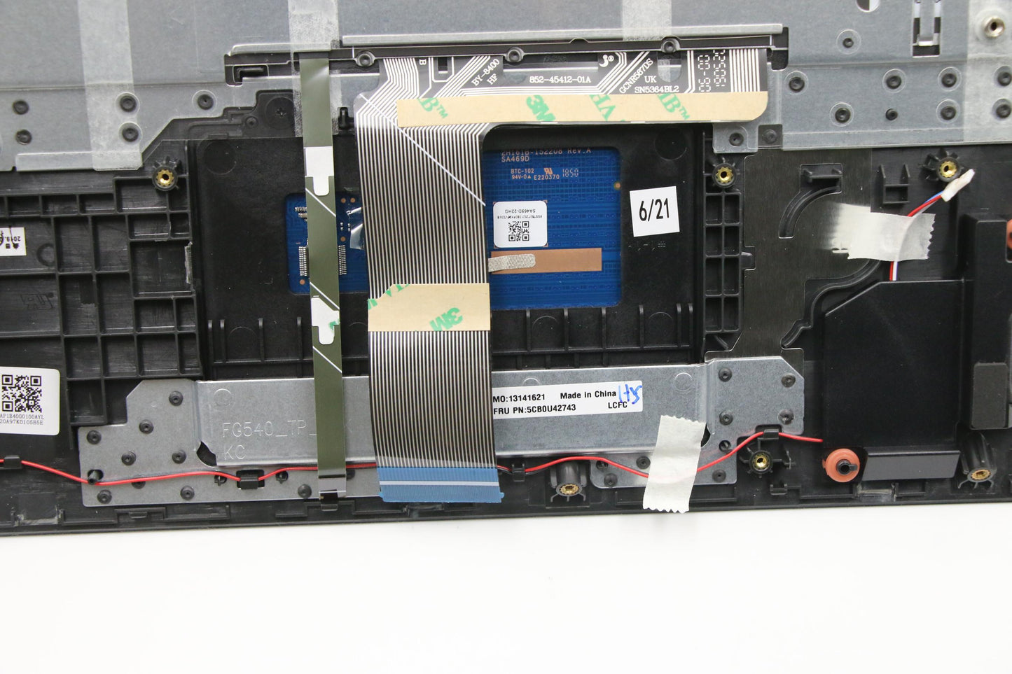 Lenovo Fg541 Log Up Assy G_Black Bl,I - 5CB0U42743