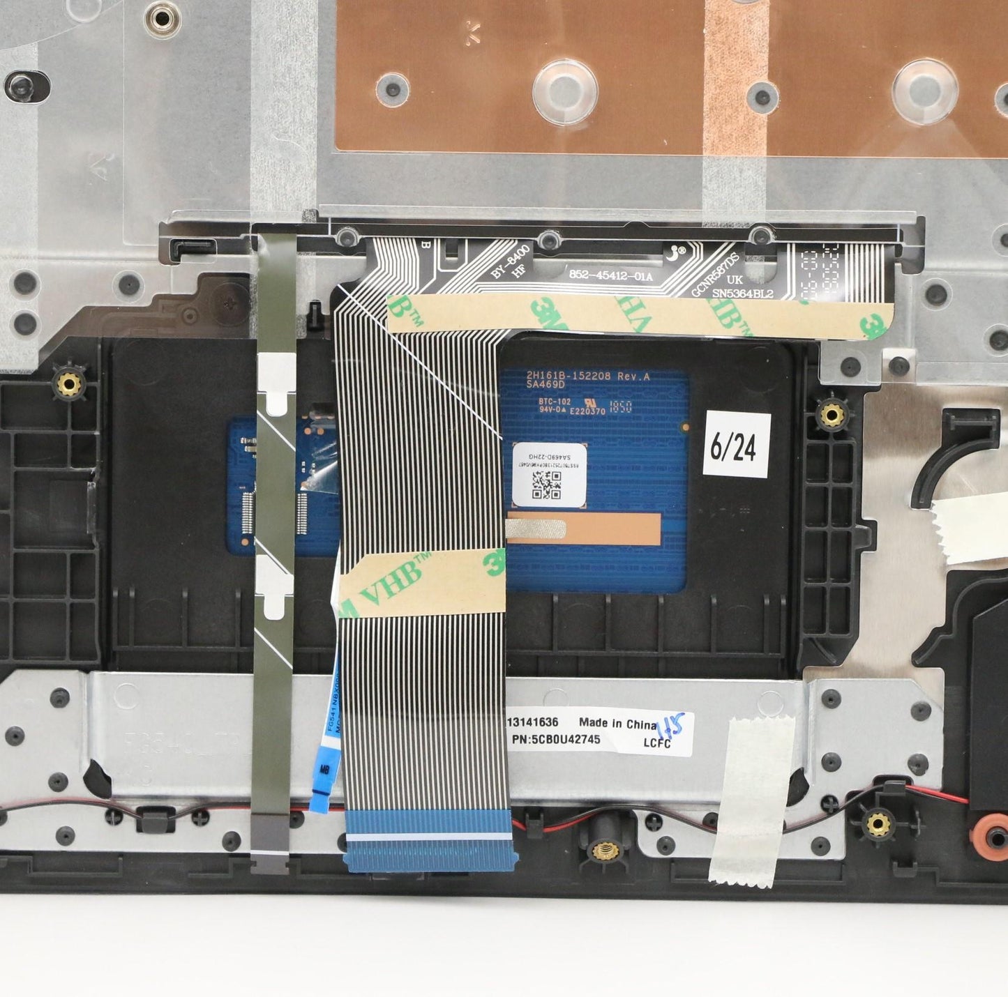 Lenovo Fg541 Log Up Assy G_Black Bl,H - 5CB0U42745