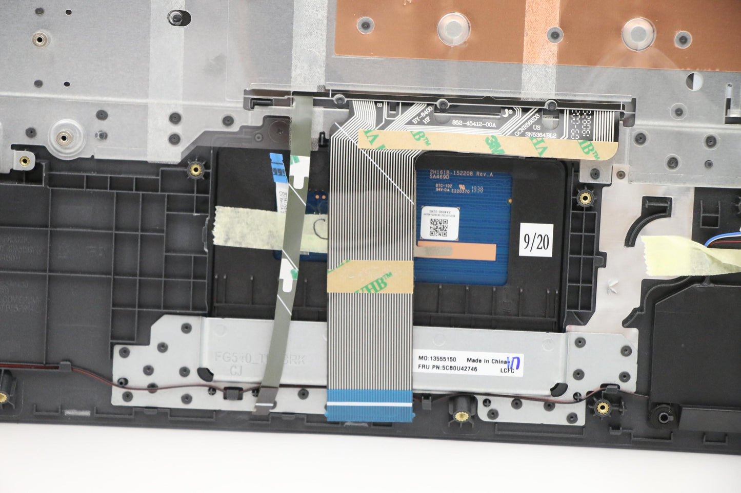 Lenovo Fg541 Log Up Assy G_Black Bl,H - 5CB0U42746