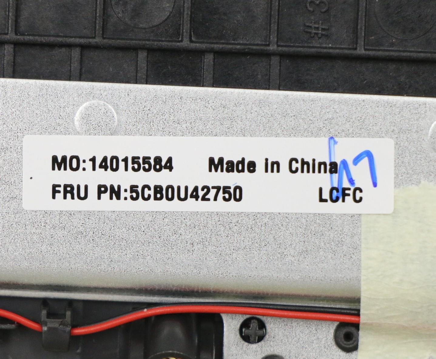 Lenovo Fg541 Log Up Assy G_Black Bl,N - 5CB0U42750