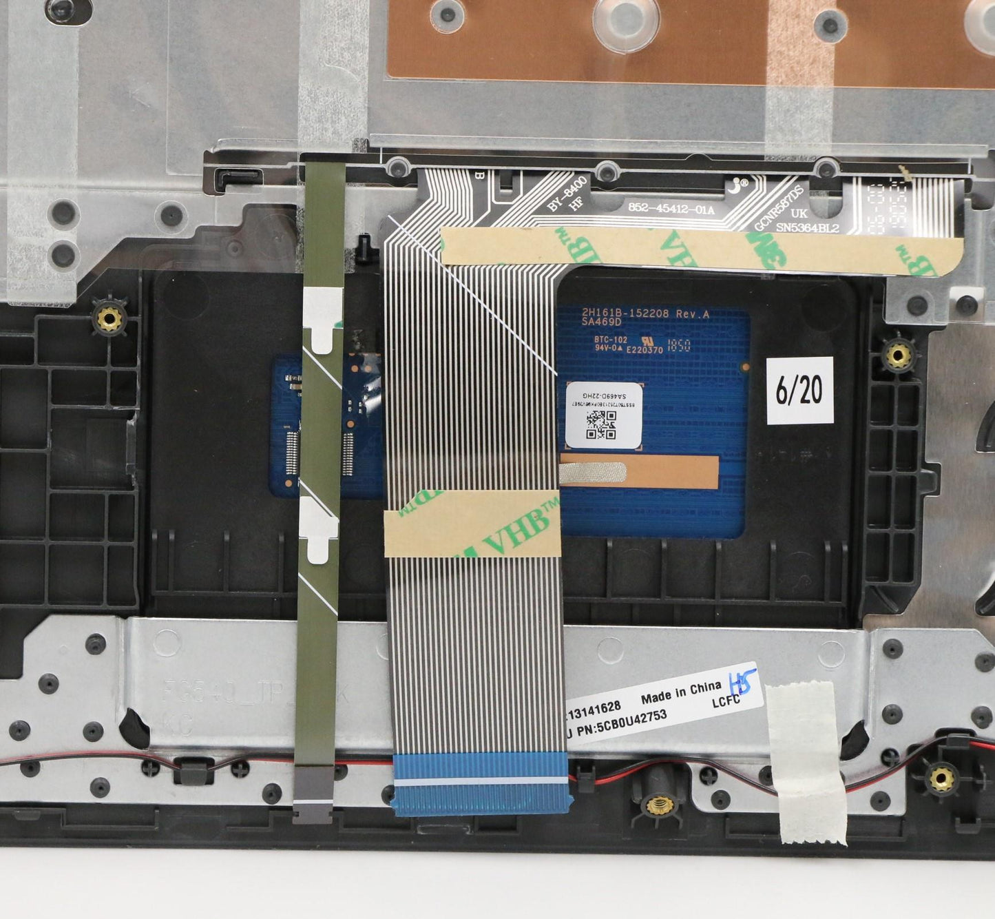 Lenovo Fg541 Log Up Assy G_Black Bl,S - 5CB0U42753