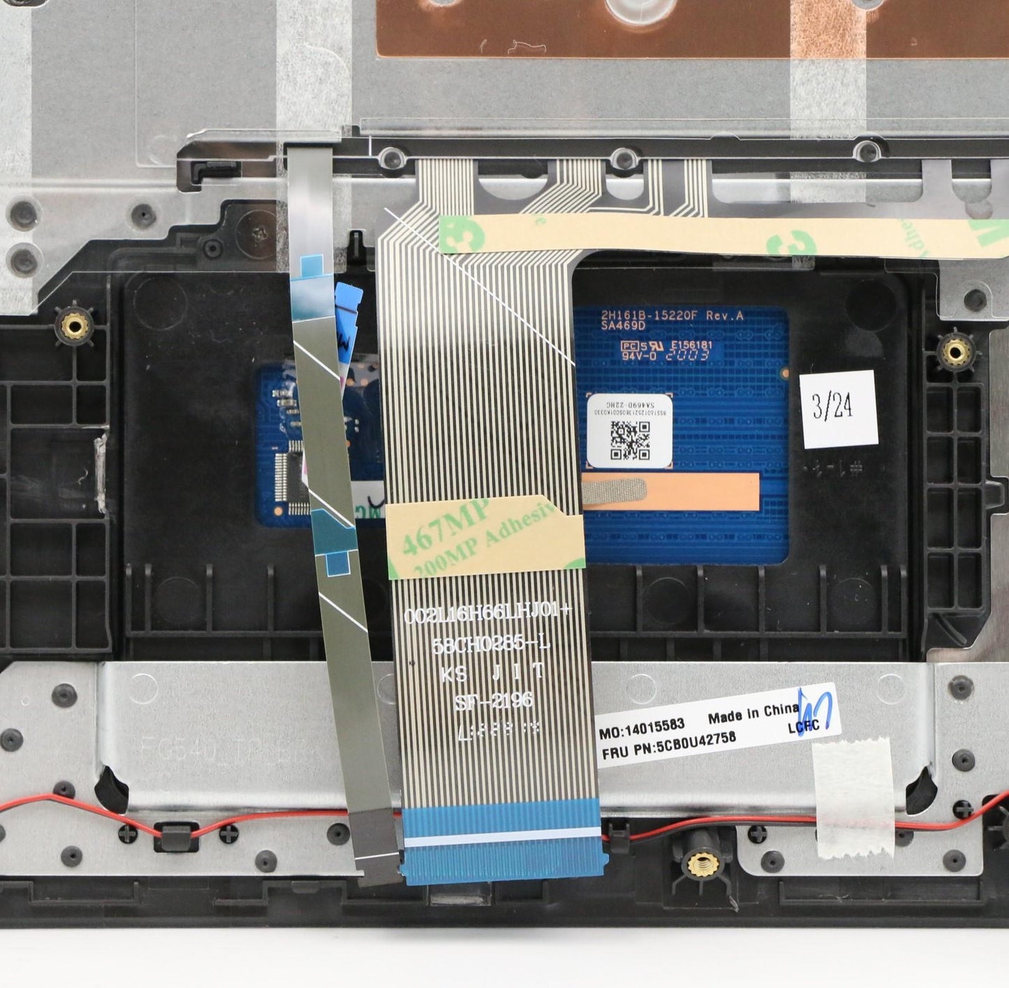 Lenovo Fg541 Log Up Assy G_Black Bl,T - 5CB0U42758