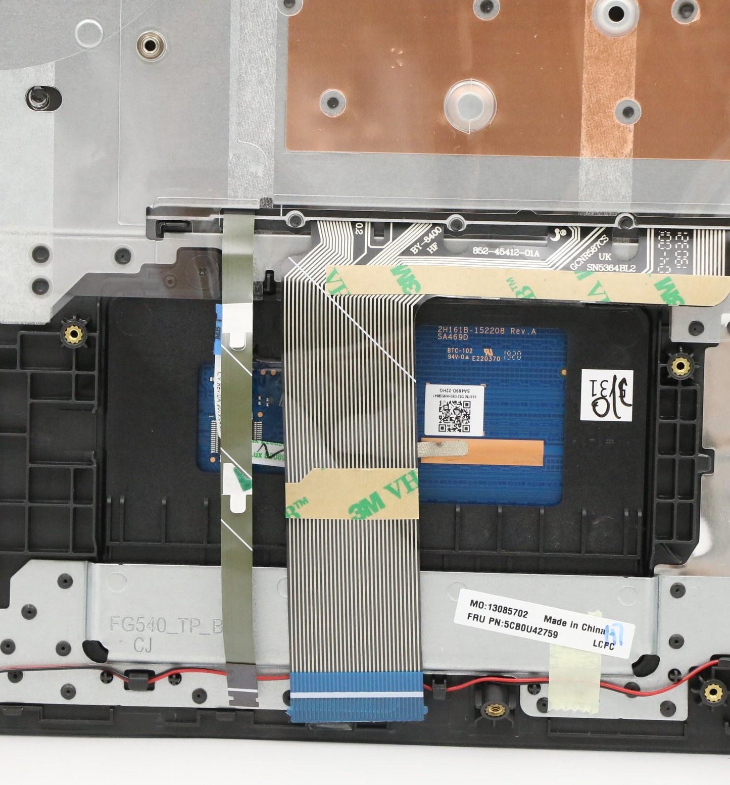 Lenovo Fg541 Log Up Assy G_Black Bl,U - 5CB0U42759