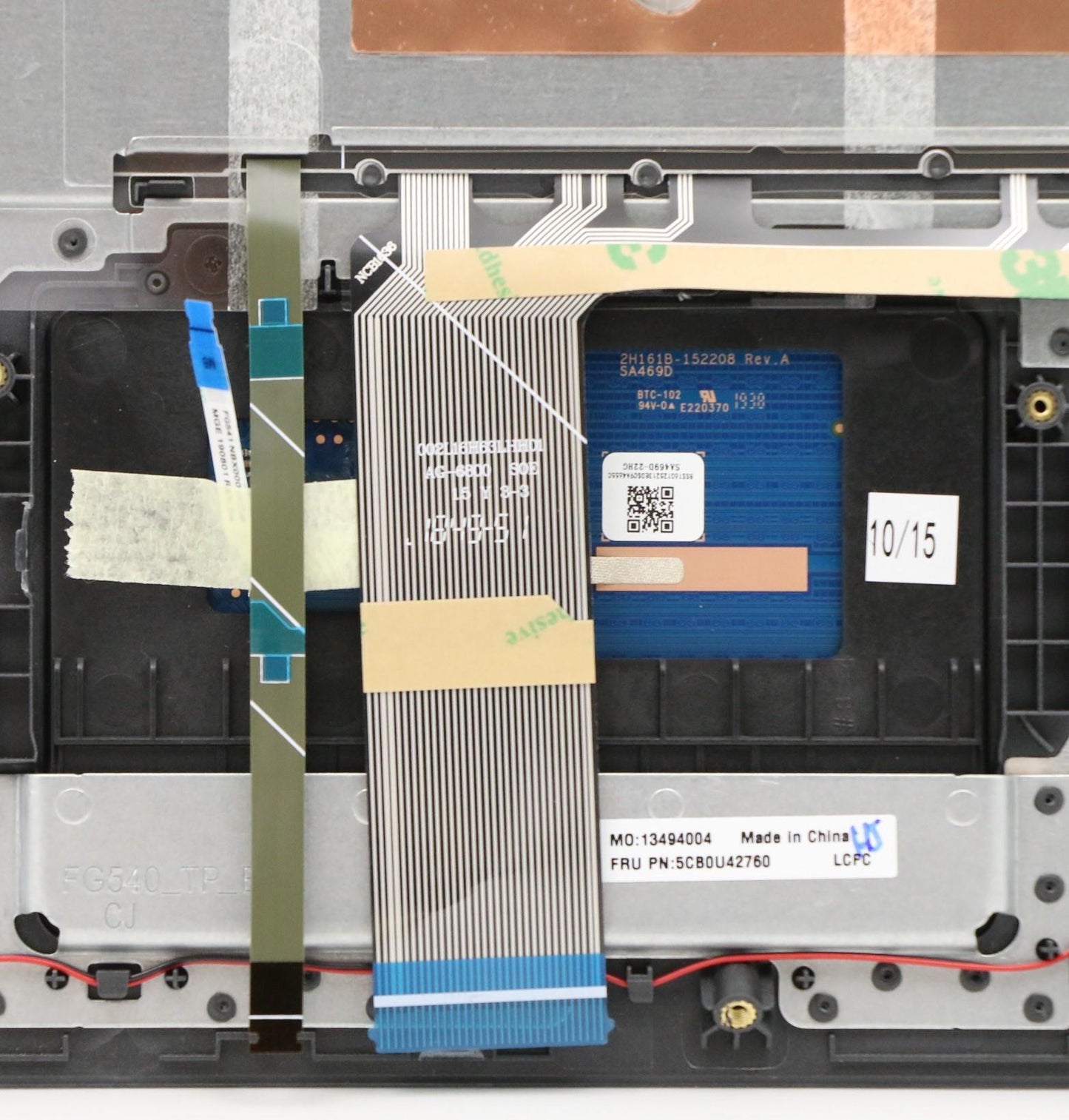 Lenovo Fg541 Log Up Assy G_Black Bl,I - 5CB0U42760