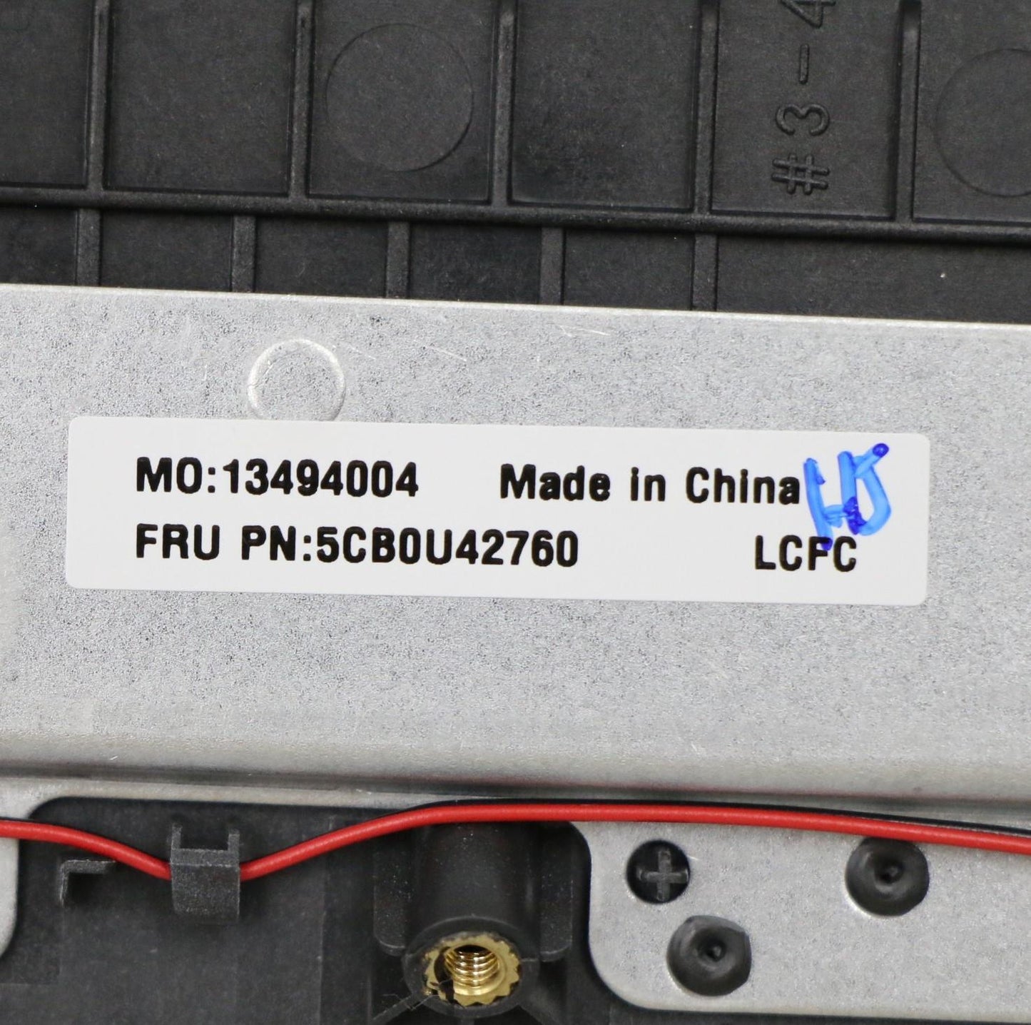 Lenovo Fg541 Log Up Assy G_Black Bl,I - 5CB0U42760