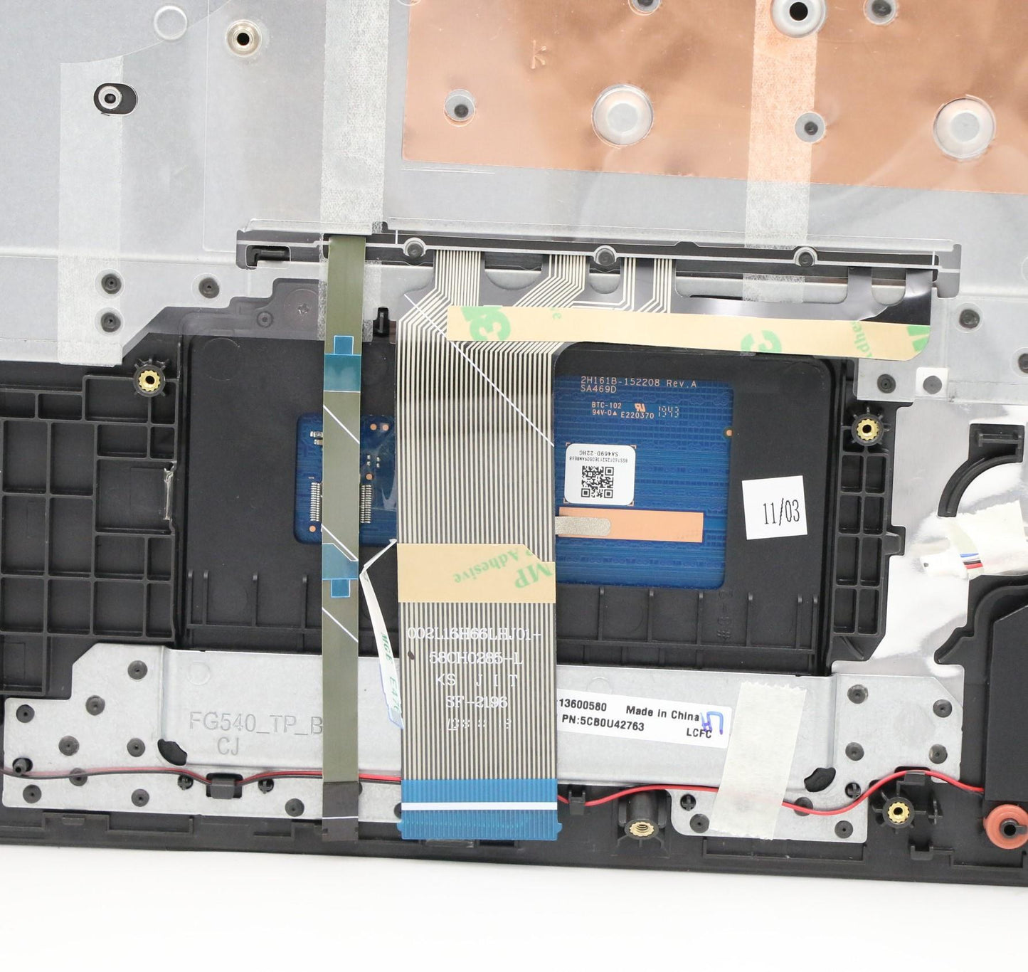 Lenovo Fg541 Log Up Assy G_Black Bl,B - 5CB0U42763