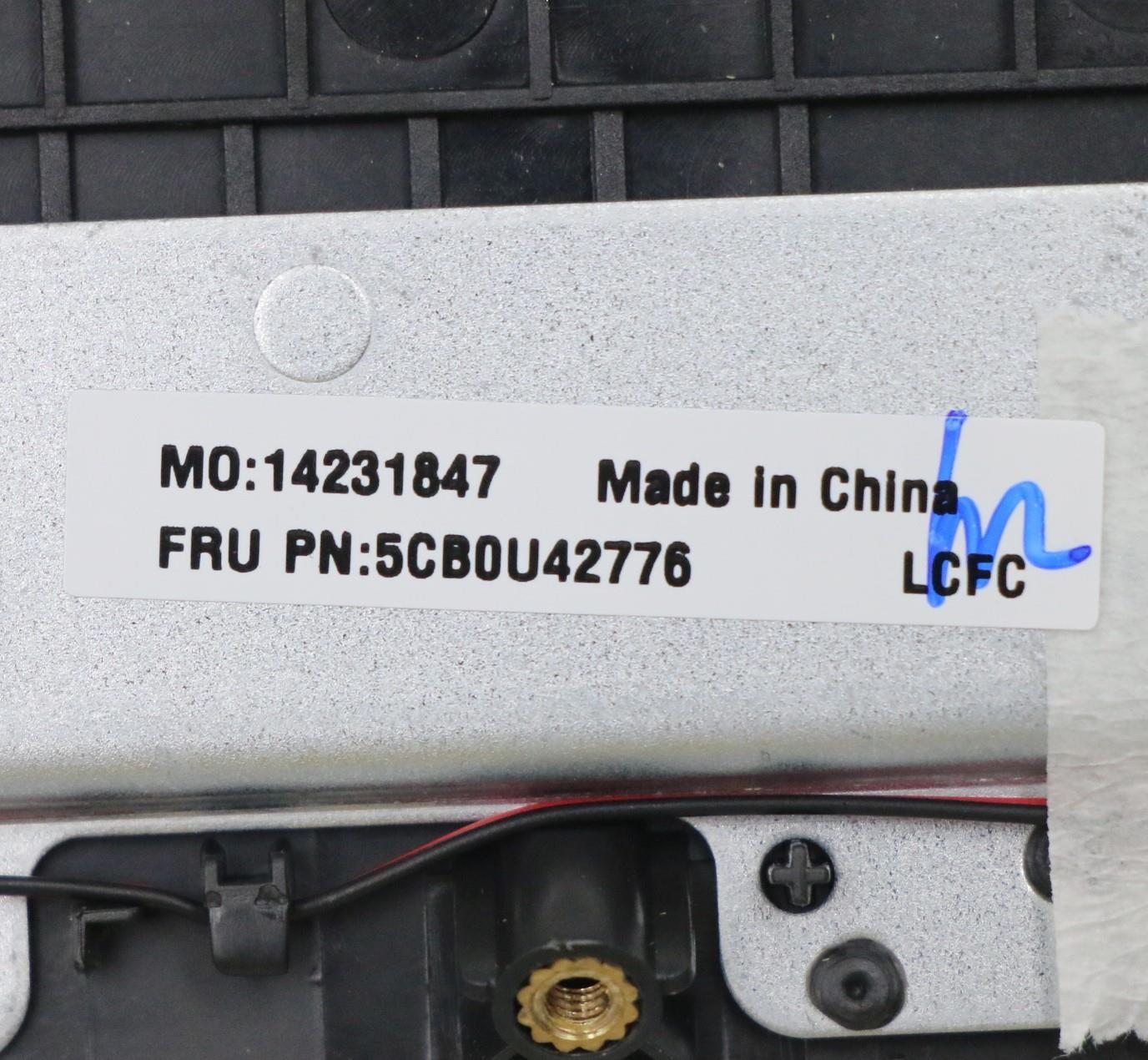 Lenovo Fg541 Log Up Assy G_Black Nbl, - 5CB0U42776